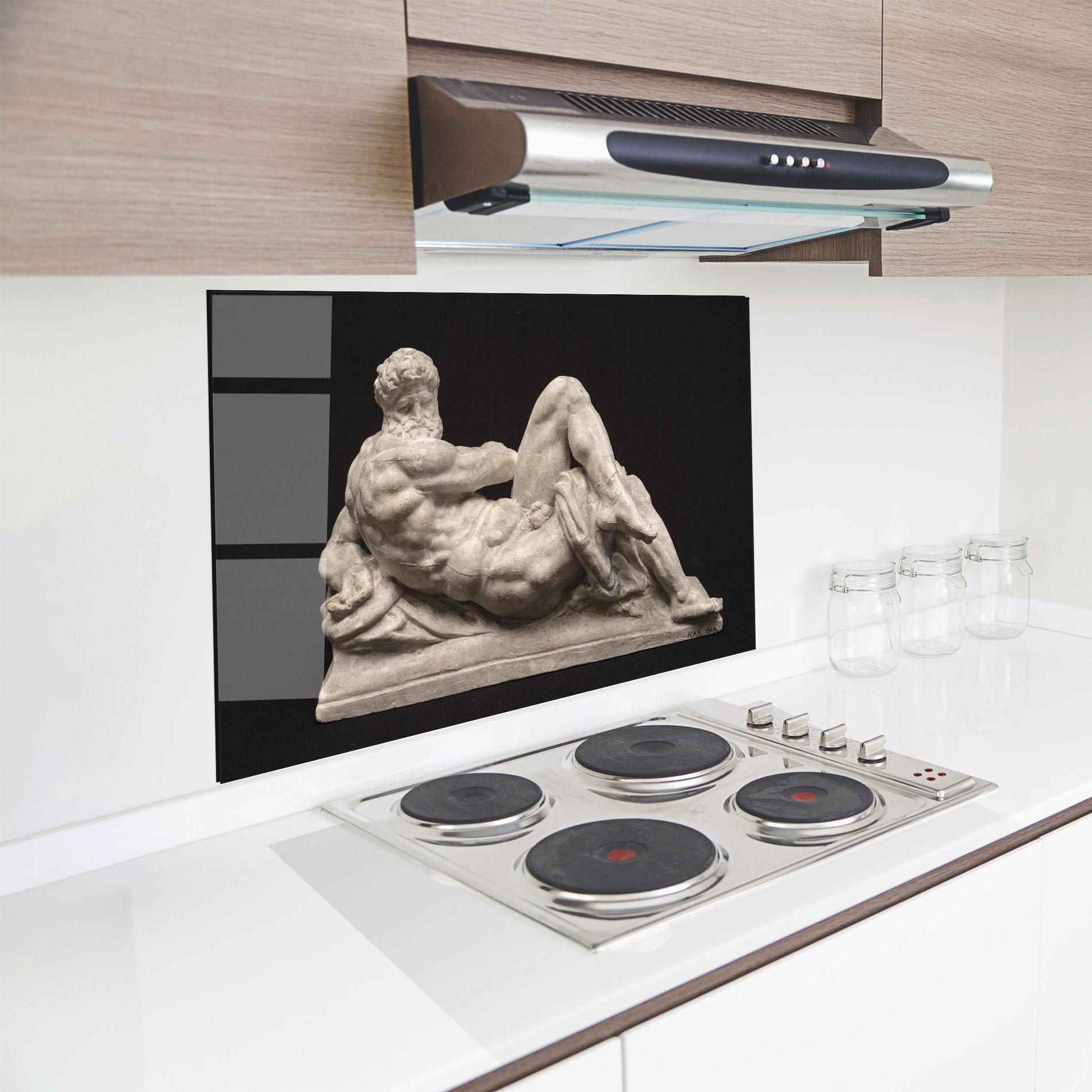 Panou Sticla Bucatarie Michelangelo S Day mockup 8