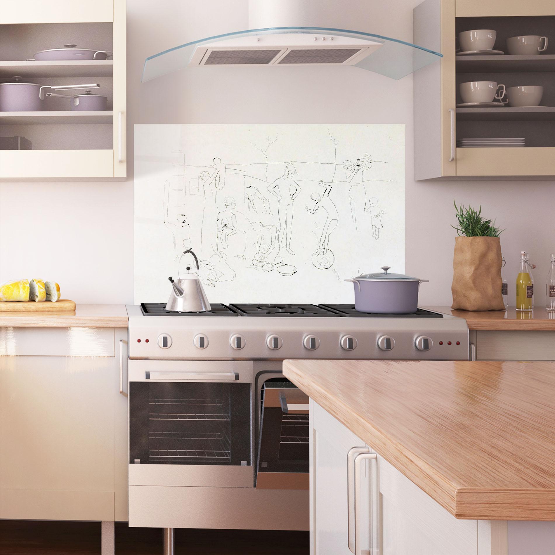 Panou Sticla Bucatarie The Acrobats mockup 1