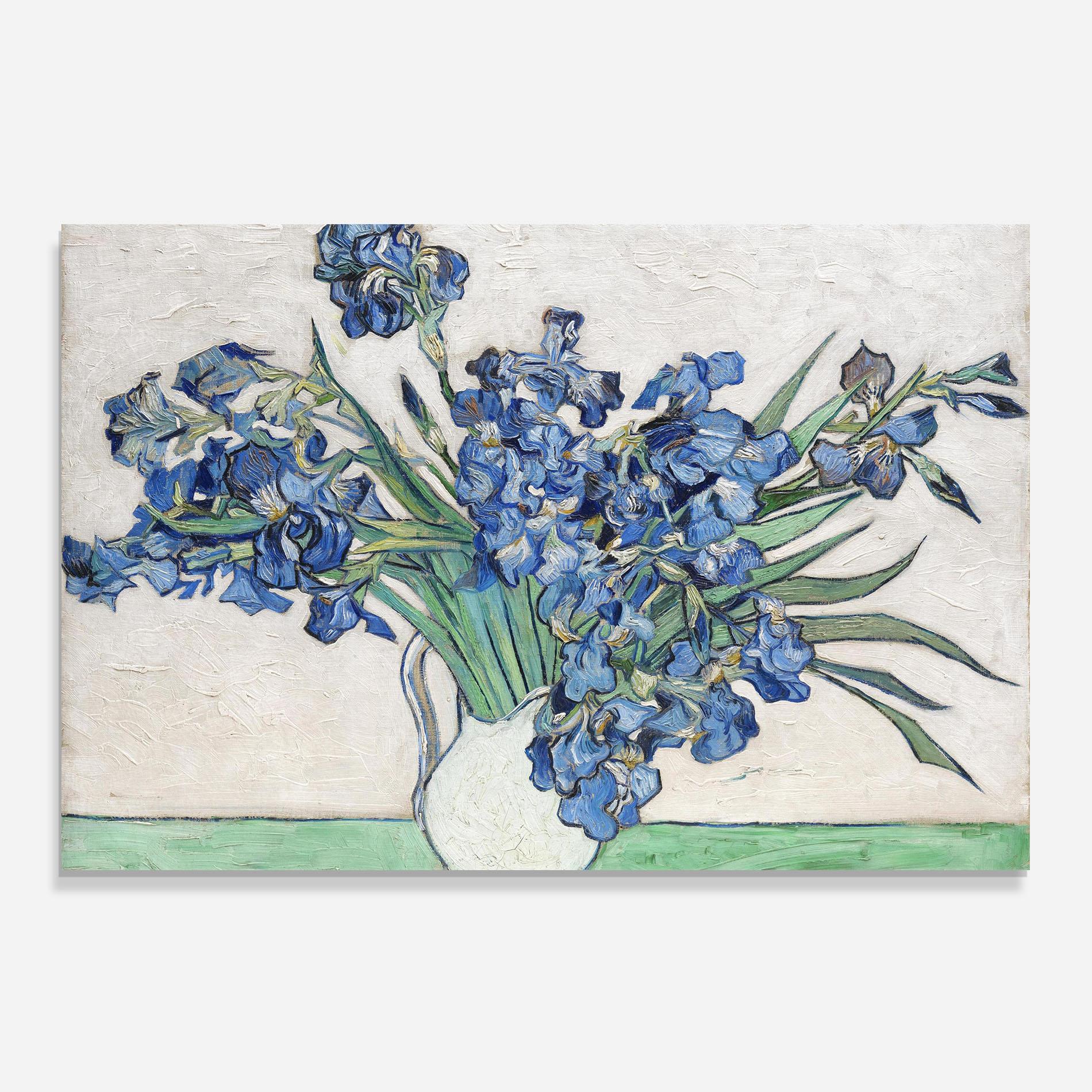 Panou Sticla Bucatarie Gogh S Irises mockup 0
