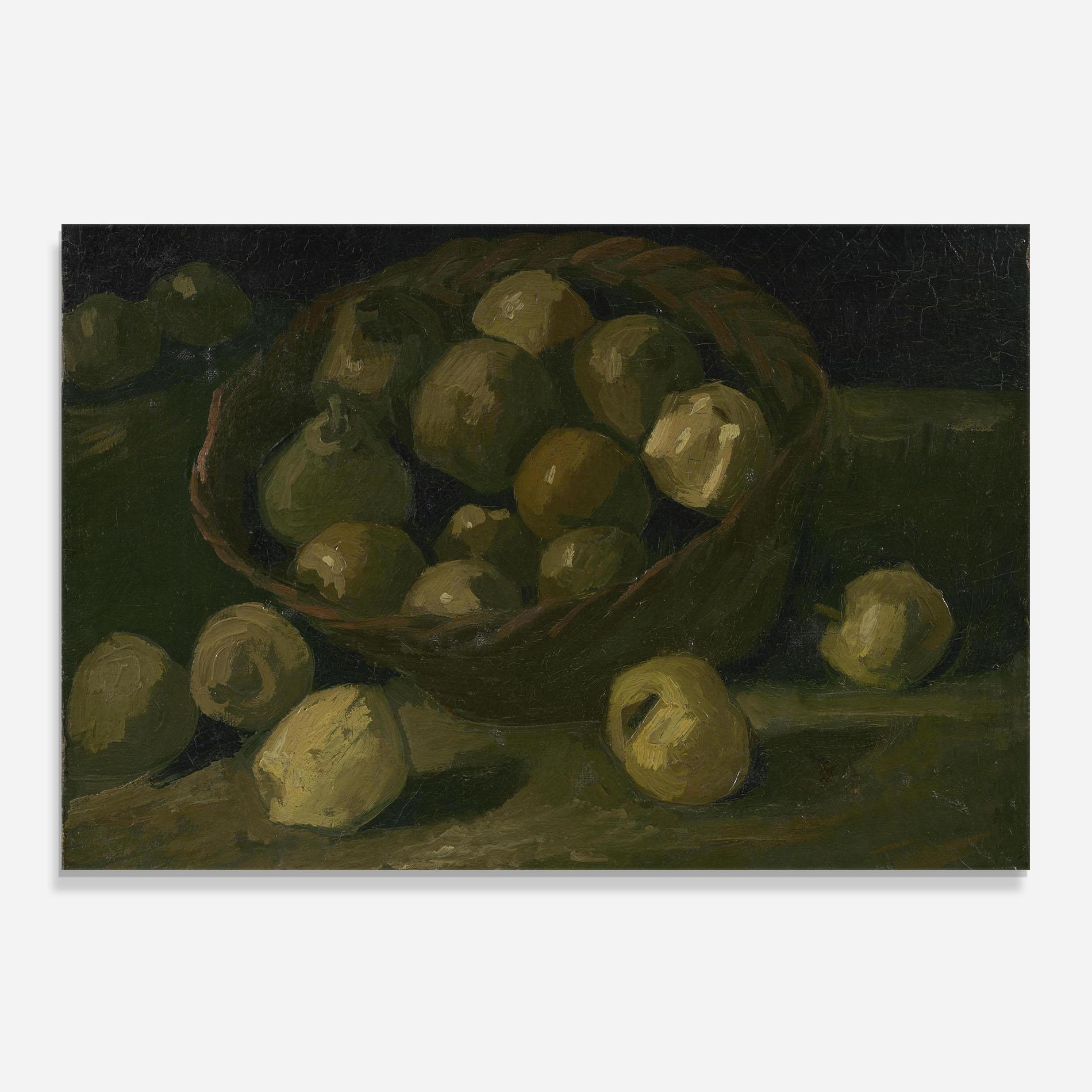 Panou Sticla Bucatarie Mand Met Appels mockup 0