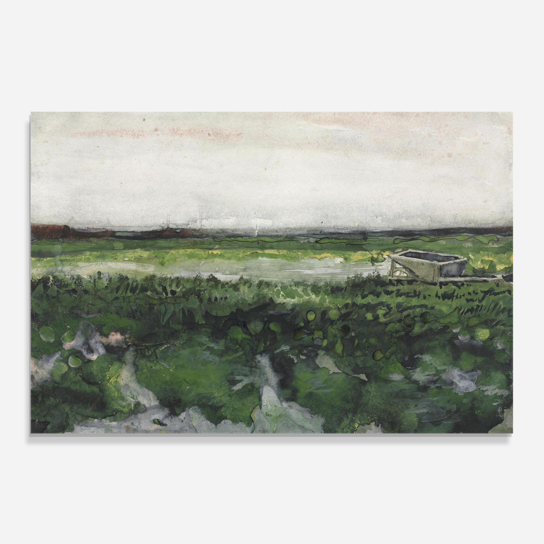 Panou Sticla Bucatarie Wheelbarrow mockup 0