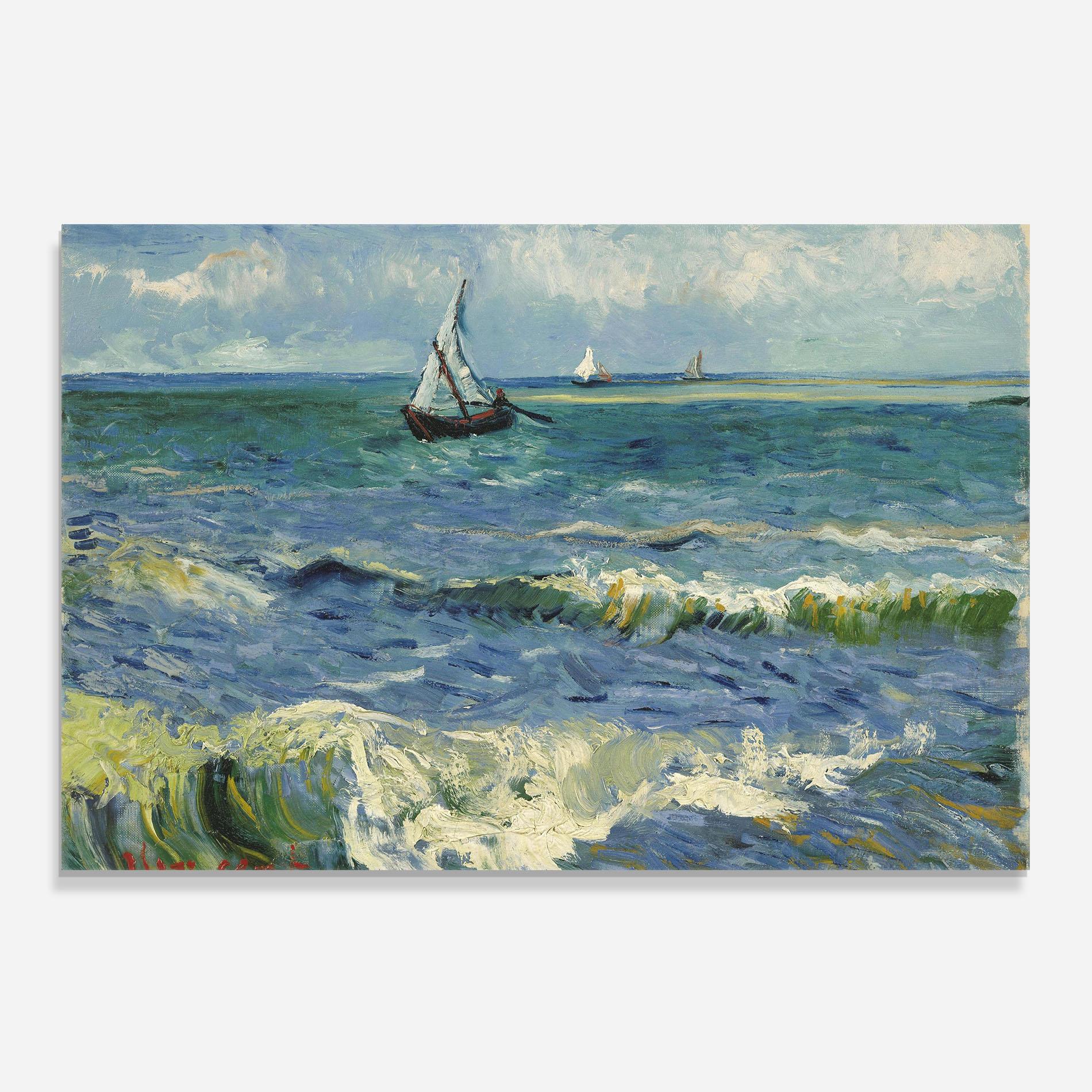 Panou Sticla Bucatarie Zeegezicht Saintes Maries mockup 0