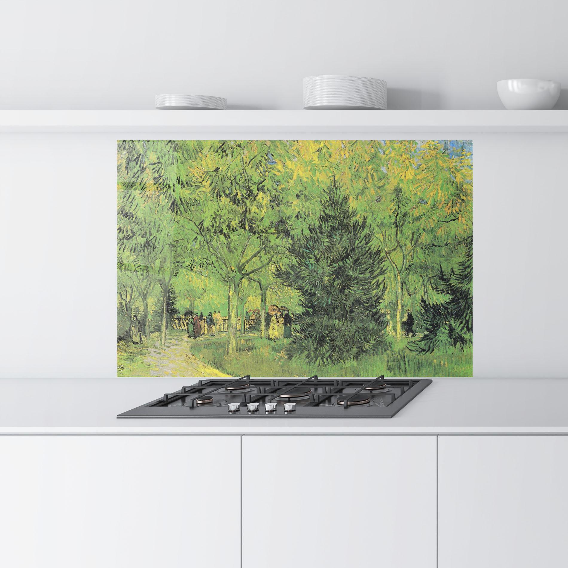 Panou Sticla Bucatarie Park Of Arles mockup 9