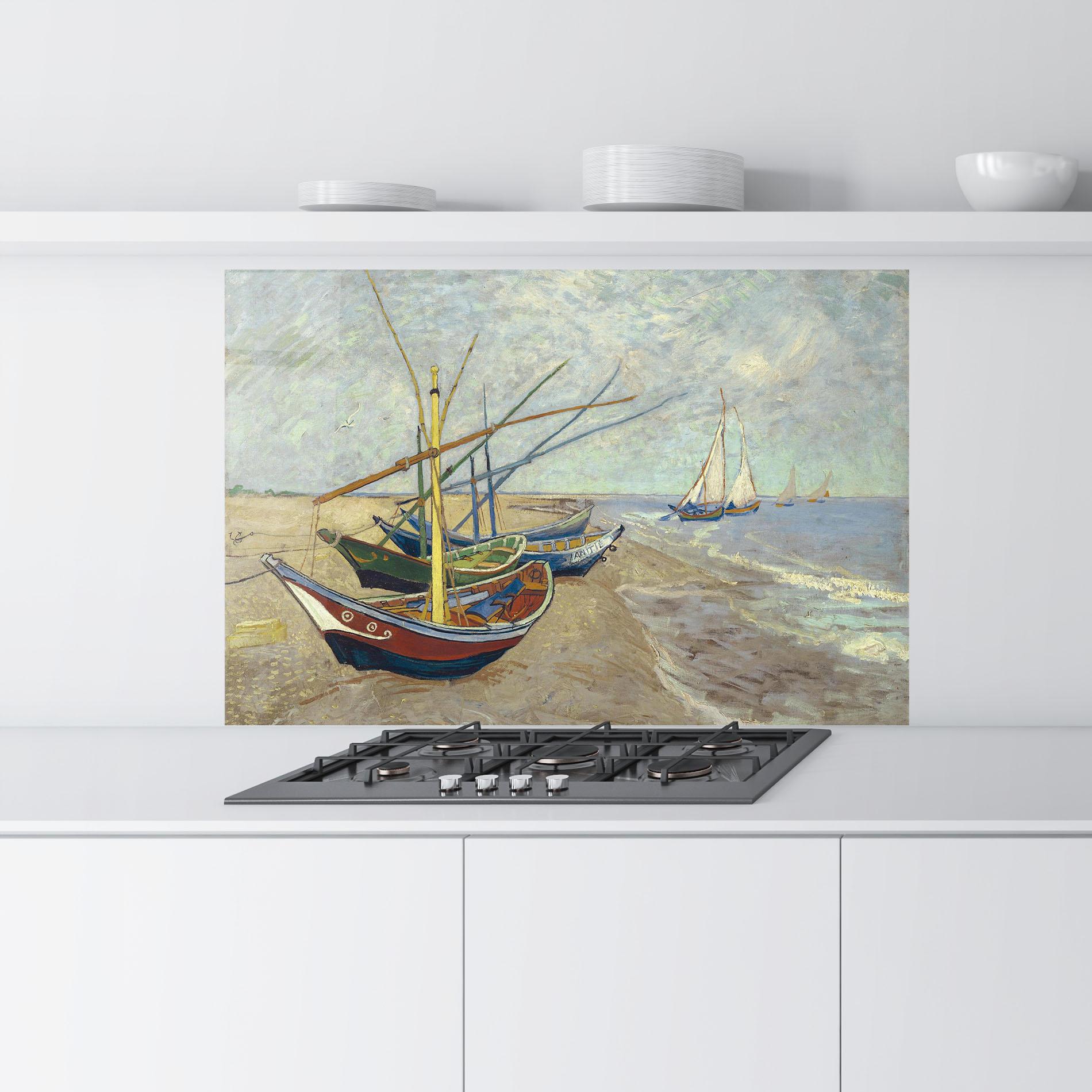 Panou Sticla Bucatarie Vissersboten Les Saintes Maries mockup 9