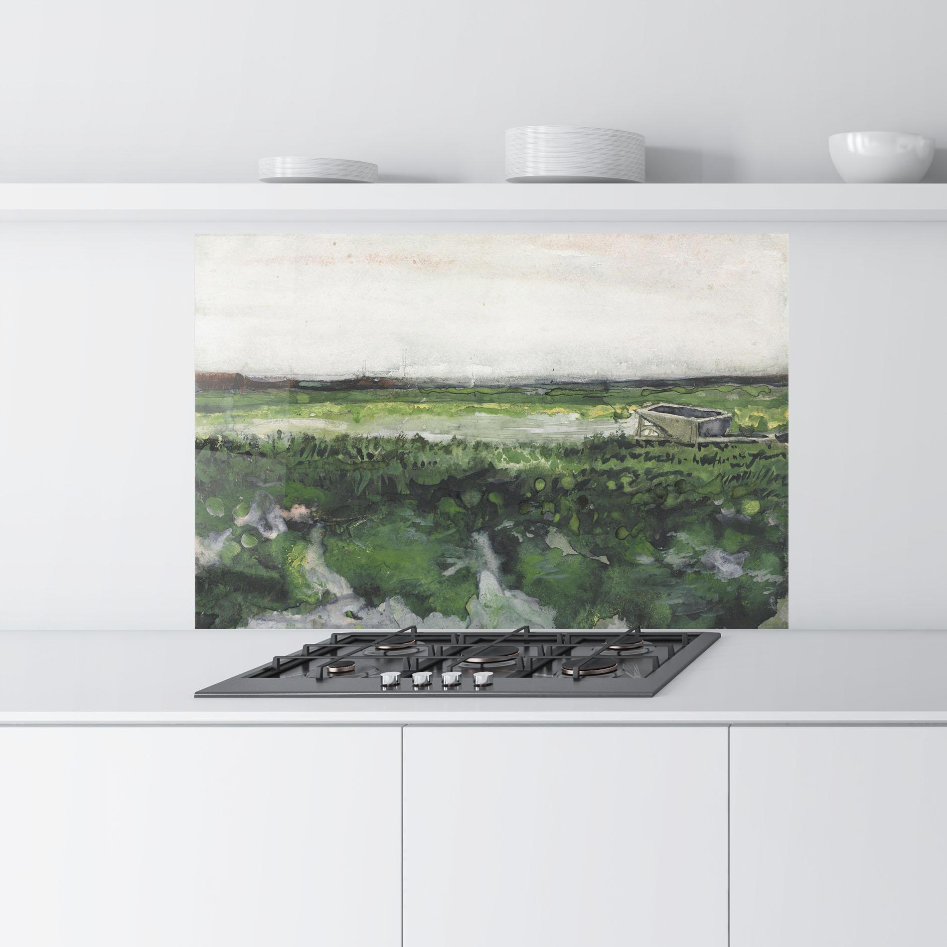 Panou Sticla Bucatarie Wheelbarrow mockup 9