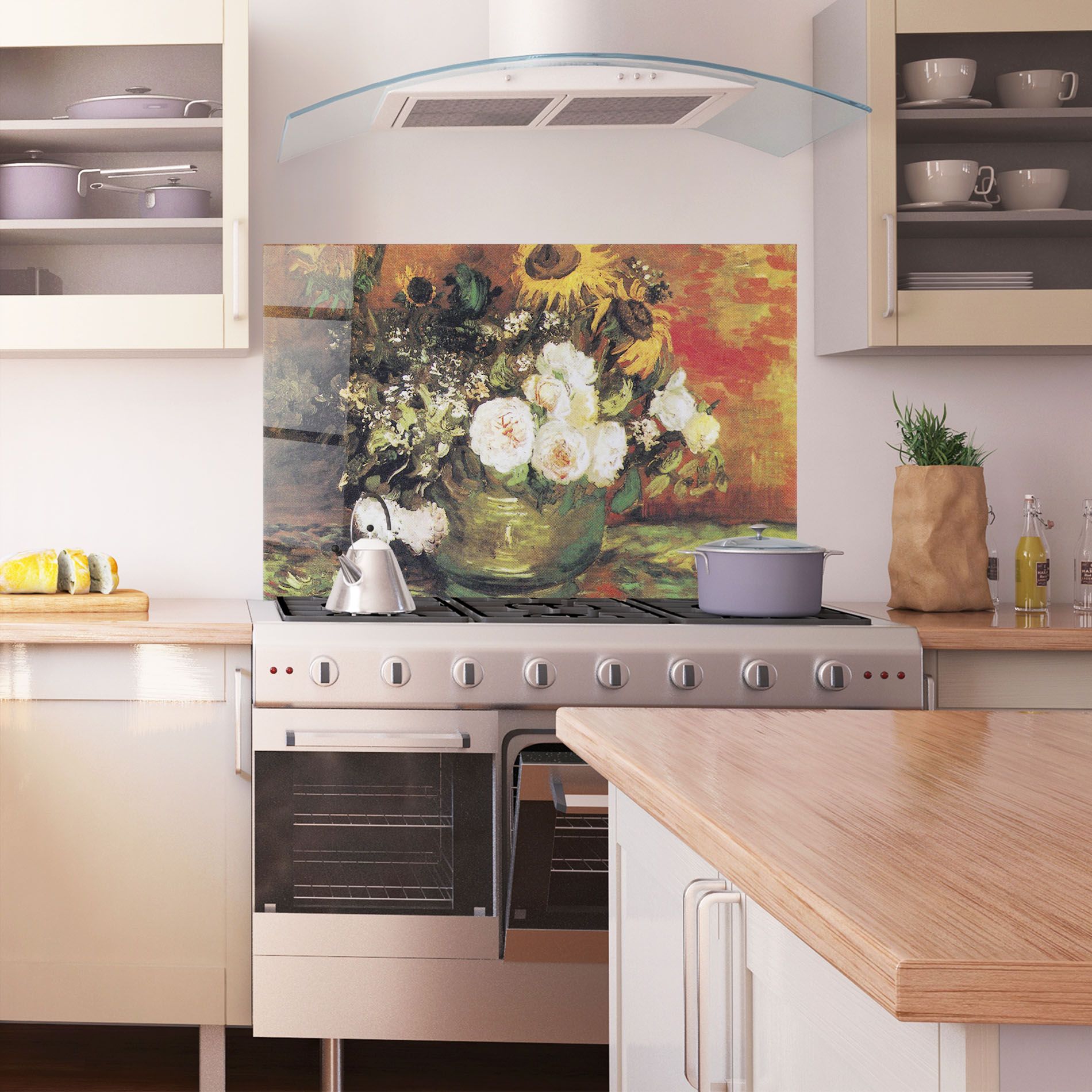 Bowl With Sunflowers mockup 1