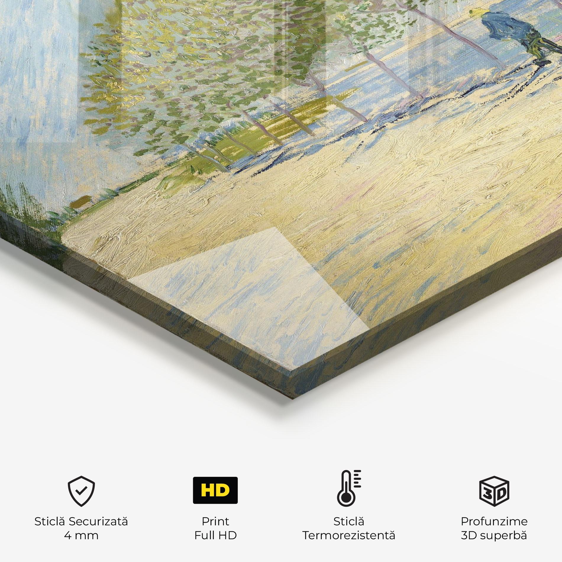 Panou Sticla Bucatarie Langs De Seine mockup 2