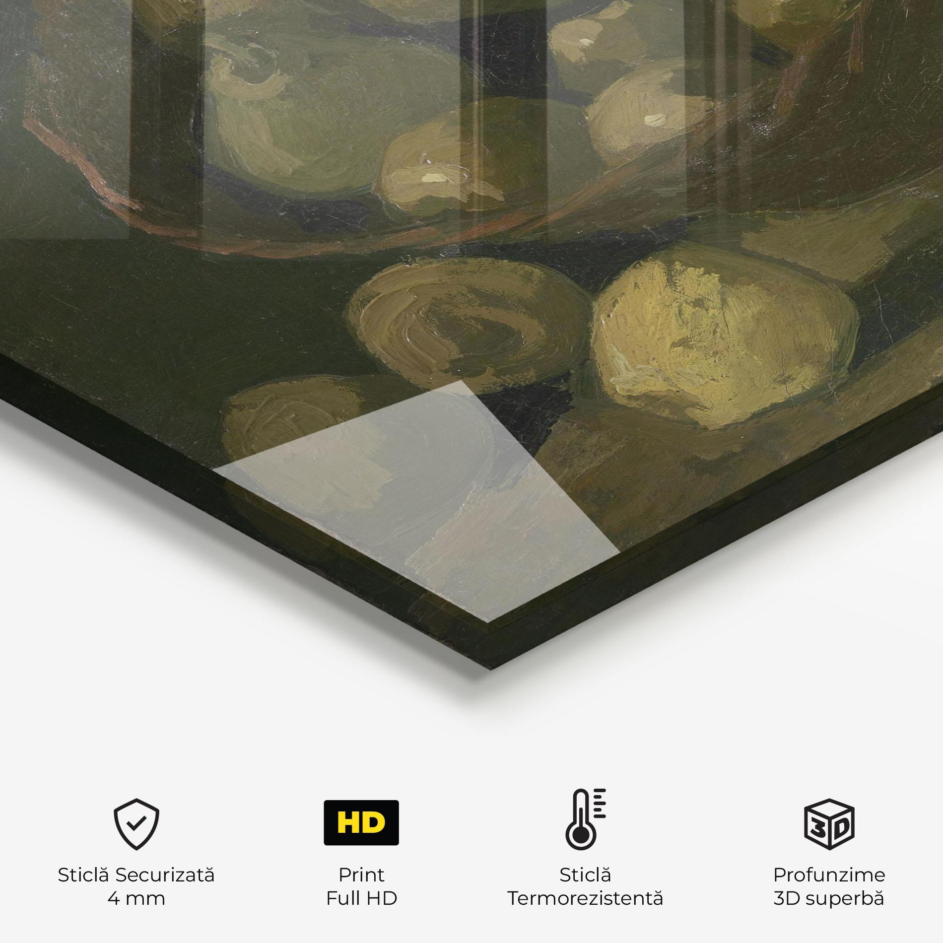 Panou Sticla Bucatarie Mand Met Appels mockup 2