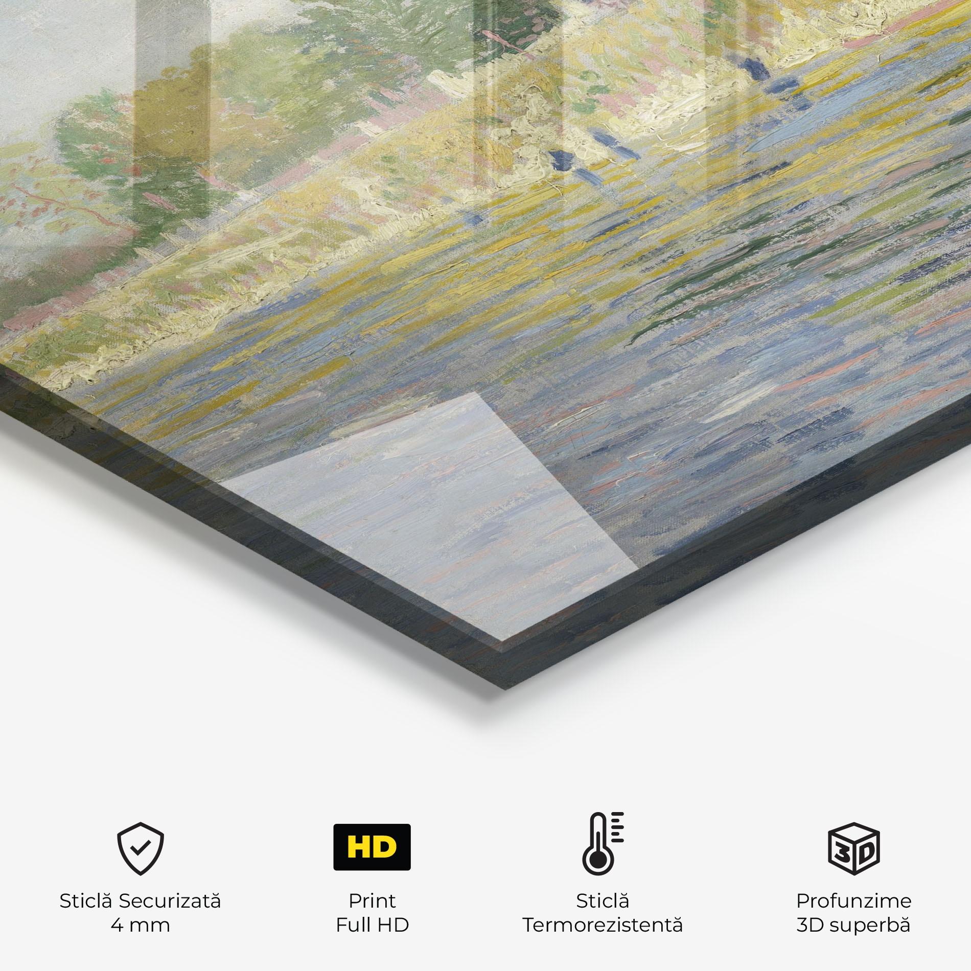 Panou Sticla Bucatarie Oever Van De Seine mockup 2