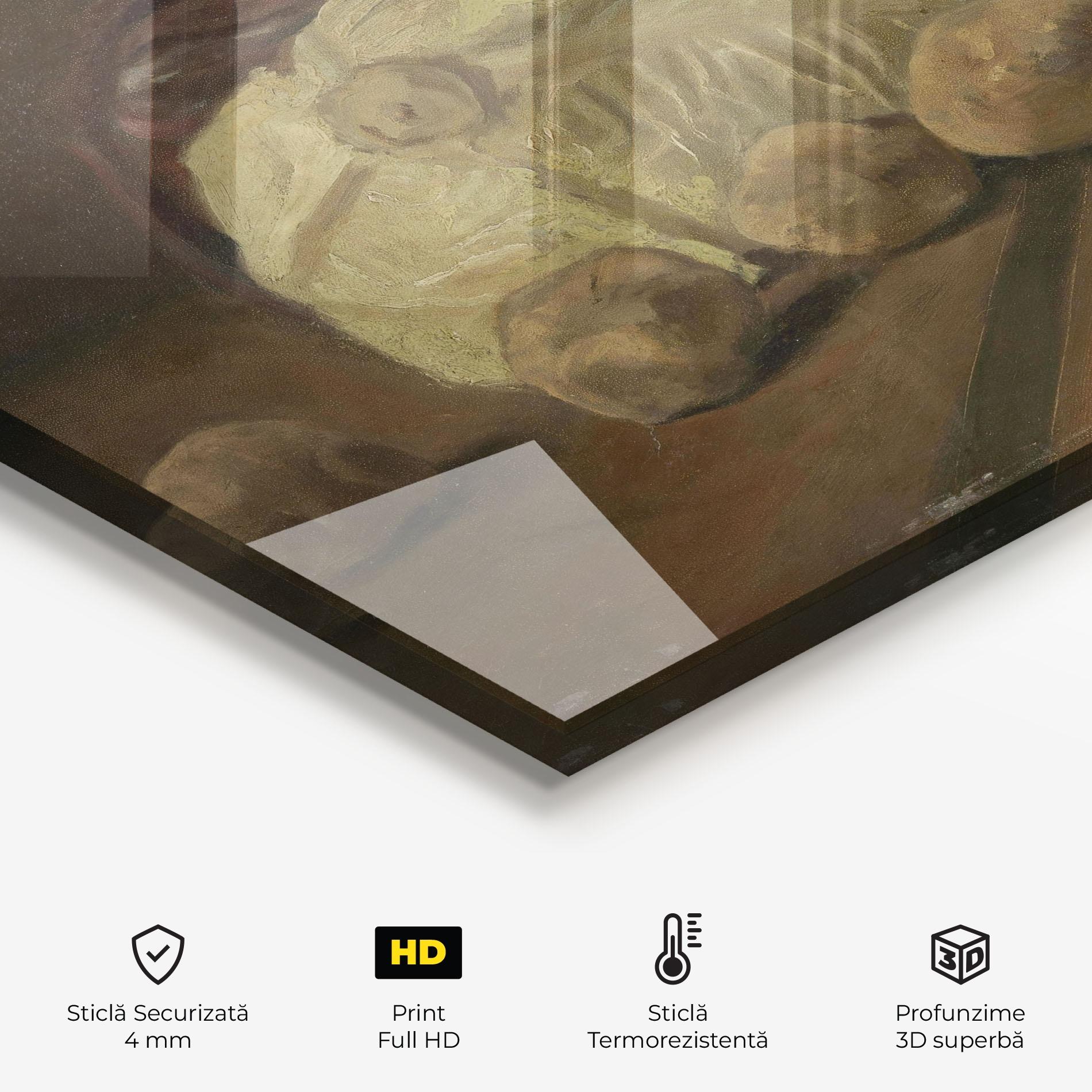 Panou Sticla Bucatarie Stilleven Met Kool mockup 2