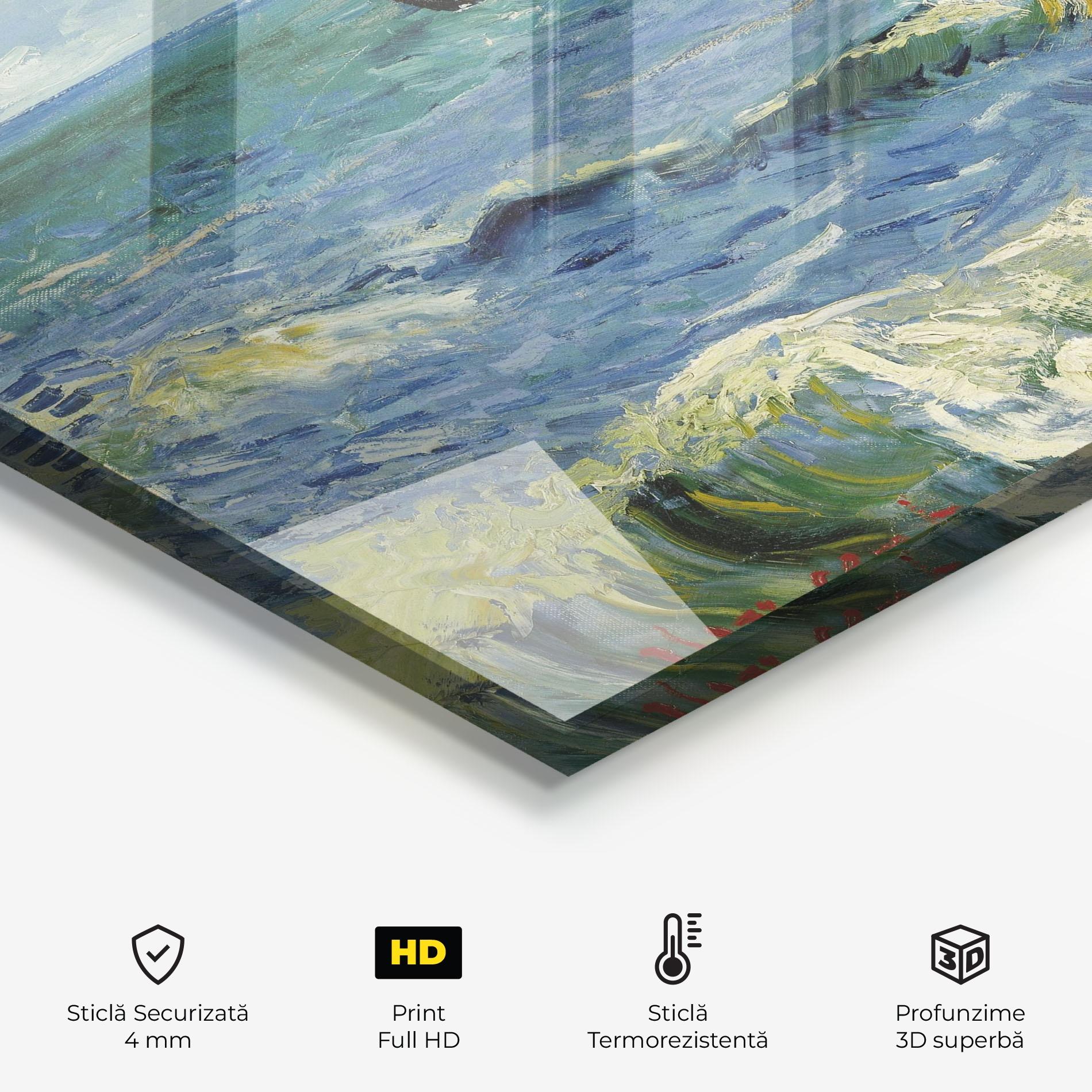 Panou Sticla Bucatarie Zeegezicht Saintes Maries mockup 2