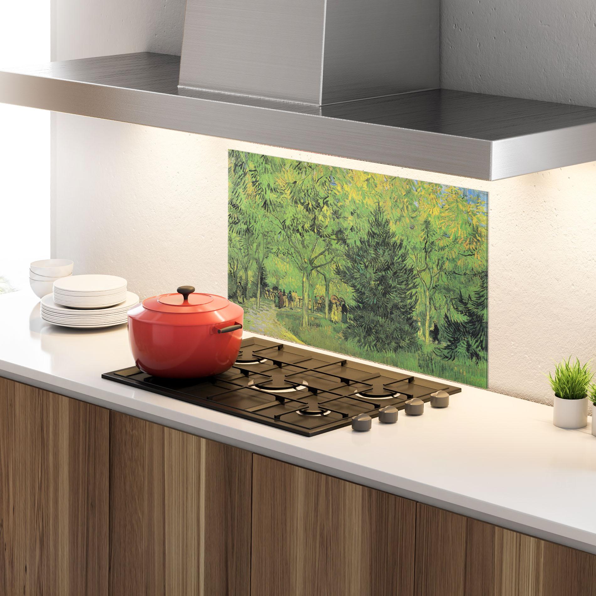 Panou Sticla Bucatarie Park Of Arles mockup 4