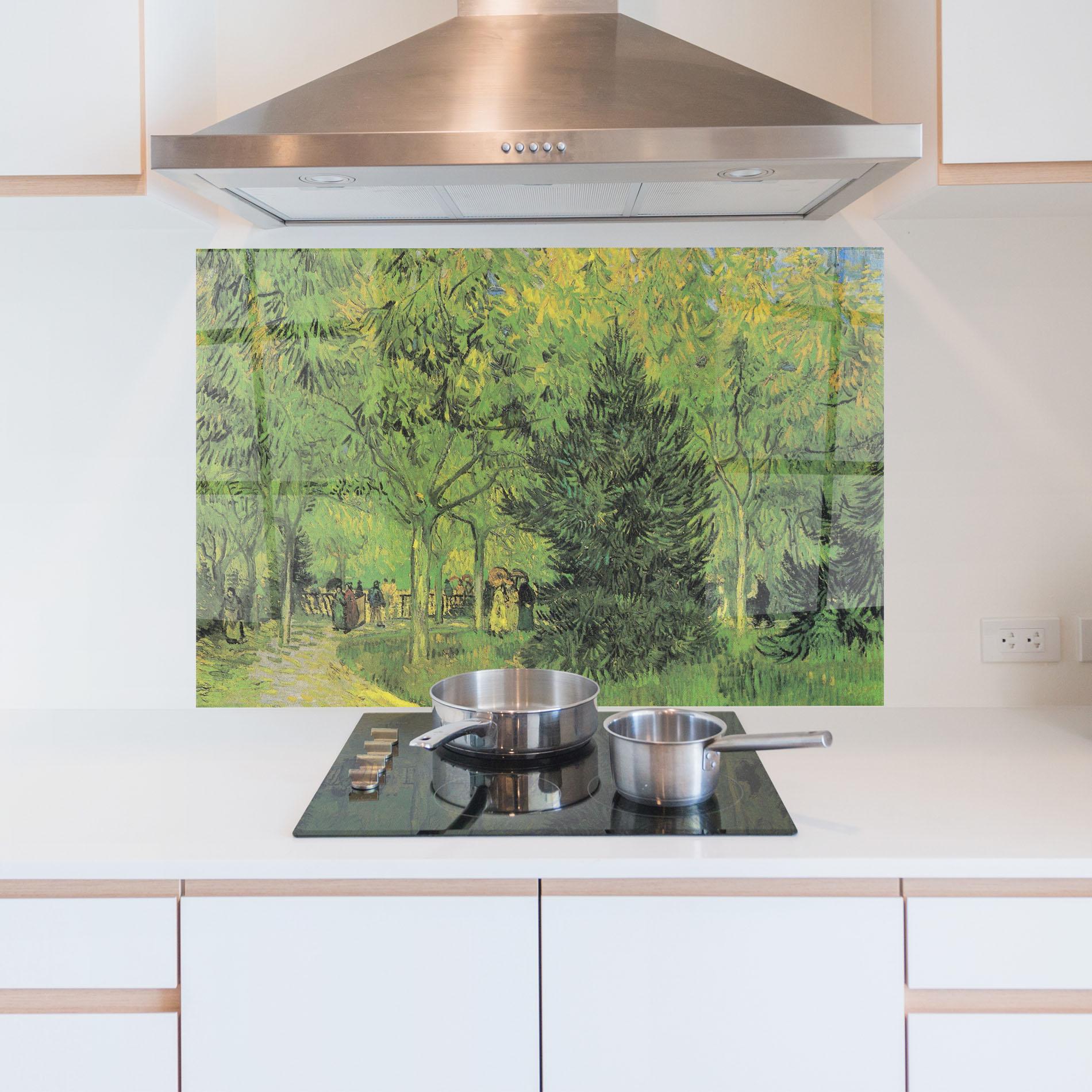 Panou Sticla Bucatarie Park Of Arles mockup 5