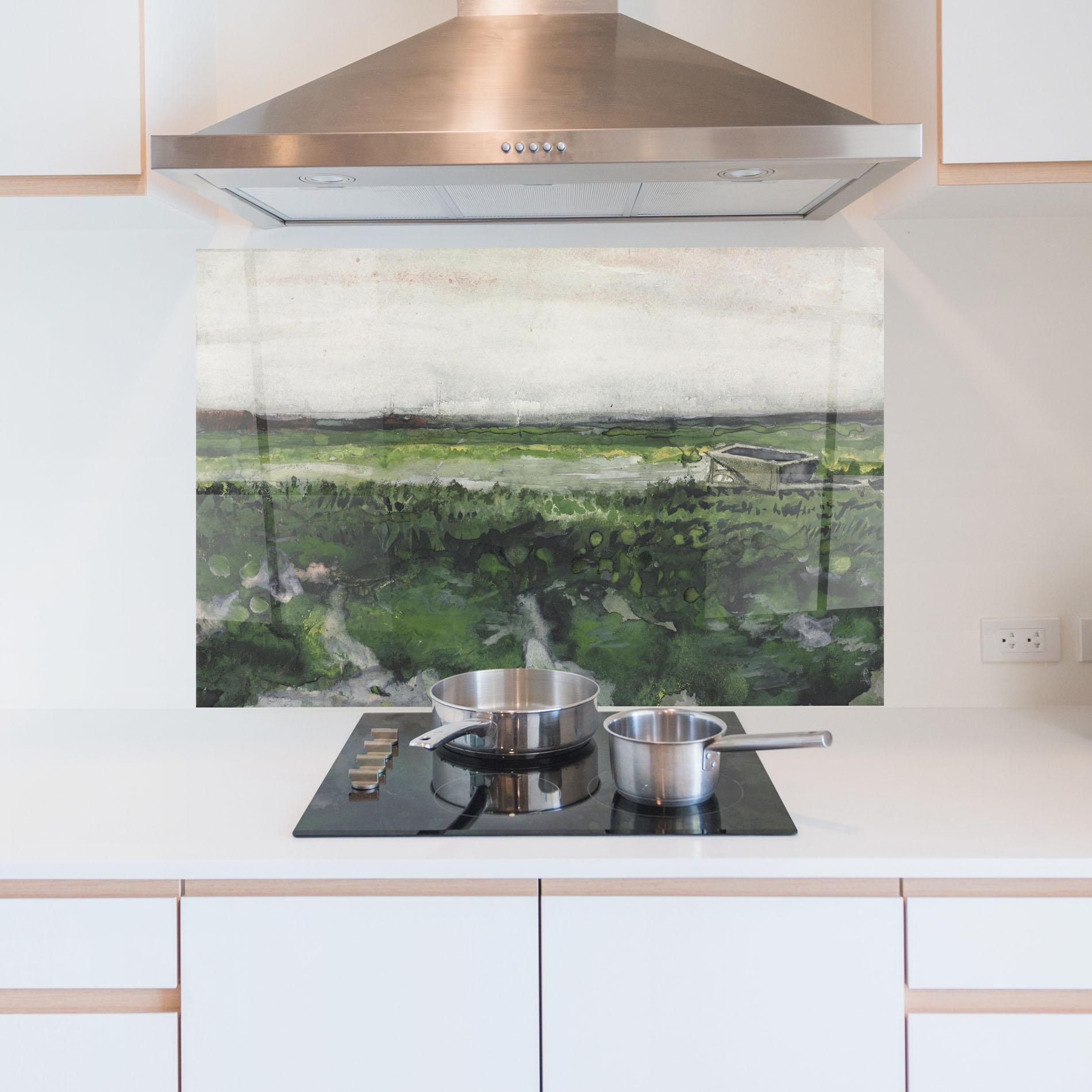 Panou Sticla Bucatarie Wheelbarrow mockup 5