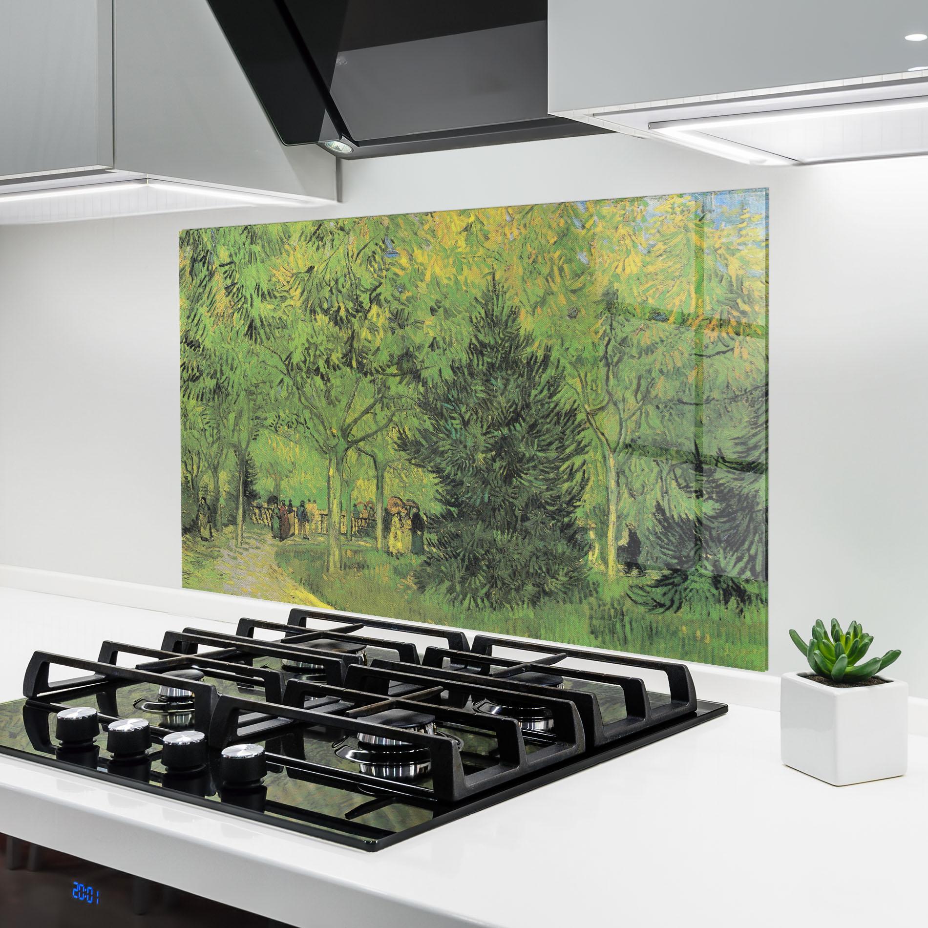 Panou Sticla Bucatarie Park Of Arles mockup 6