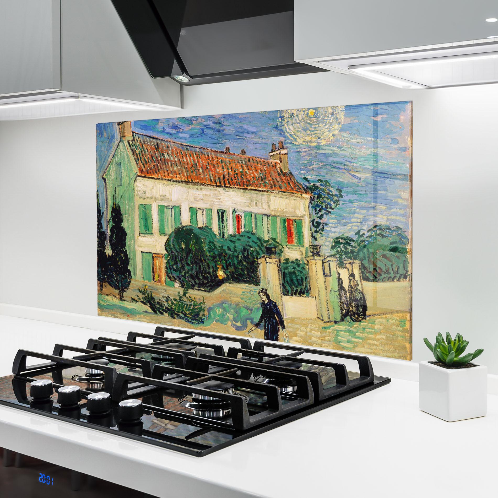 Panou Sticla Bucatarie White House Night mockup 6