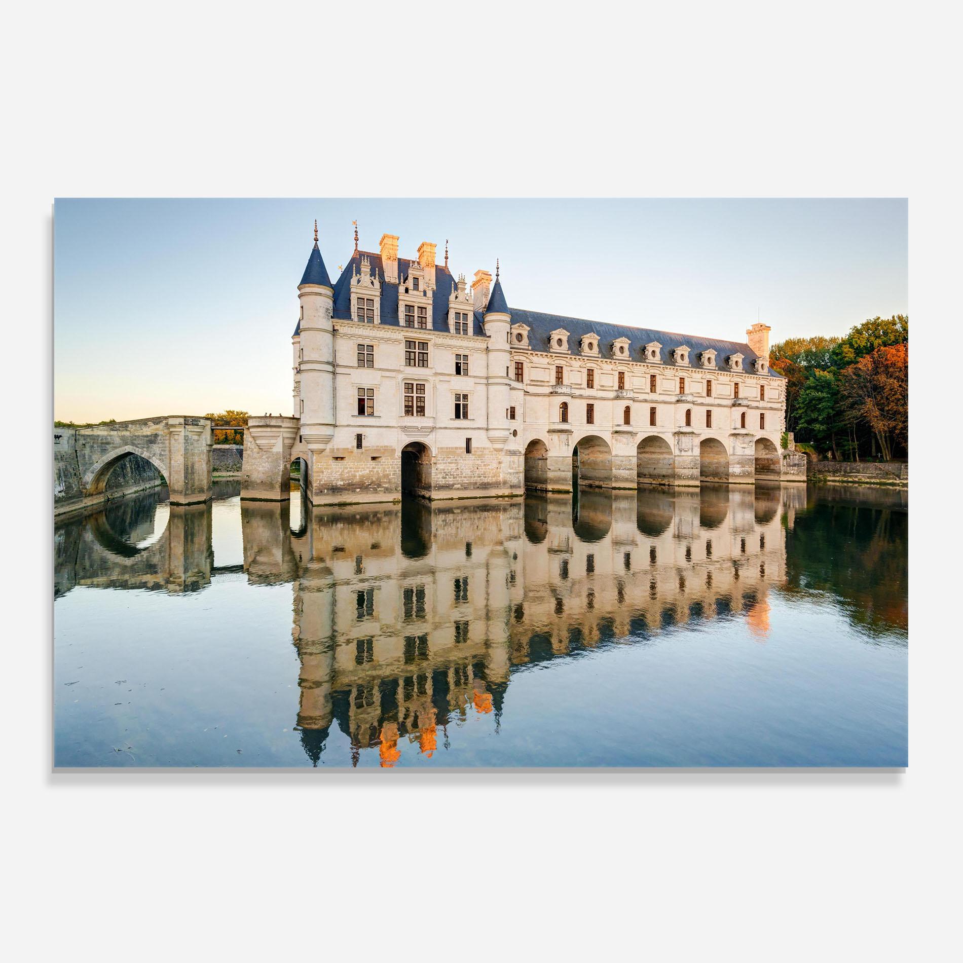 Panou Sticla Bucatarie Chateau Chenonceau Castle mockup 0