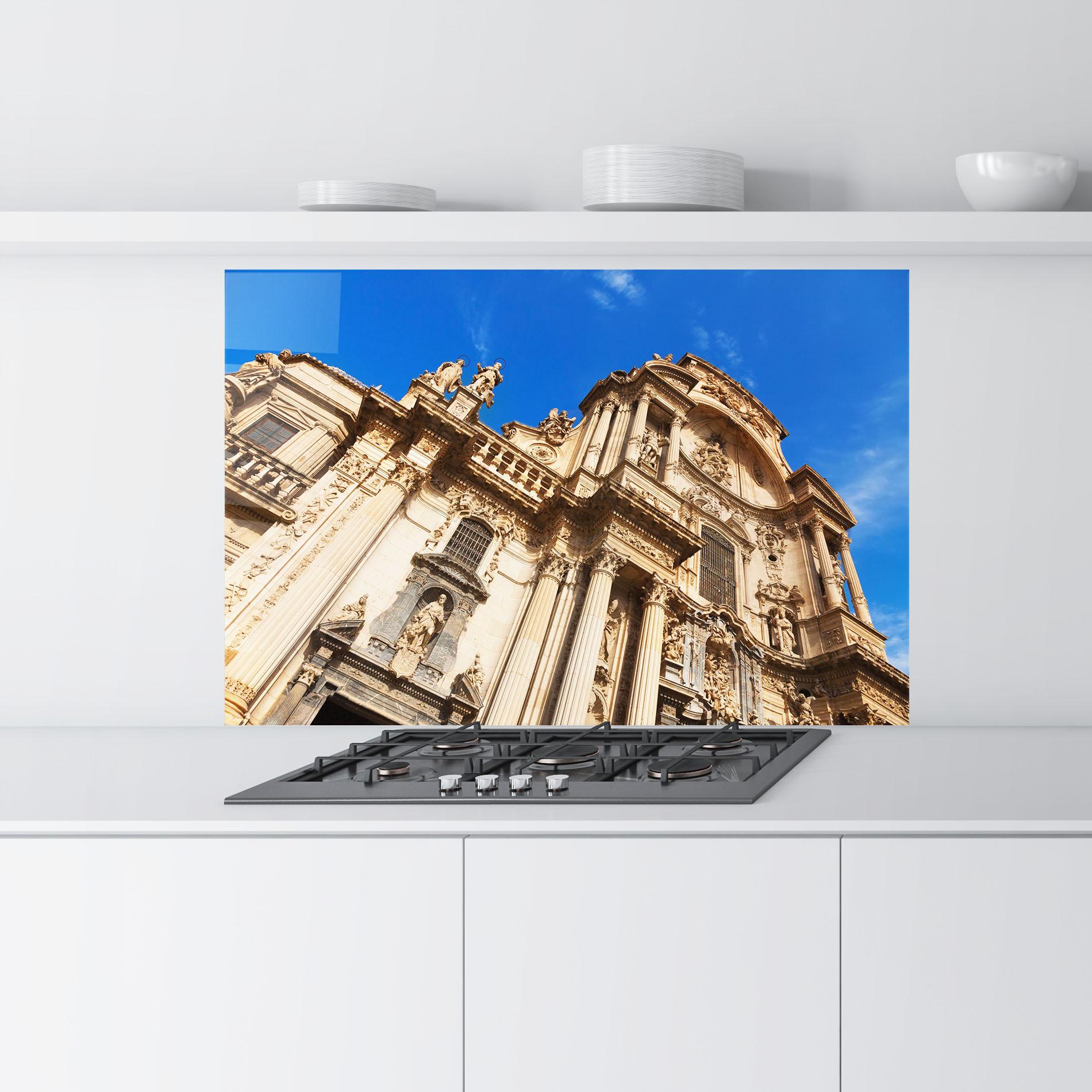 Panou Sticla Bucatarie Church Saint Mary mockup 9