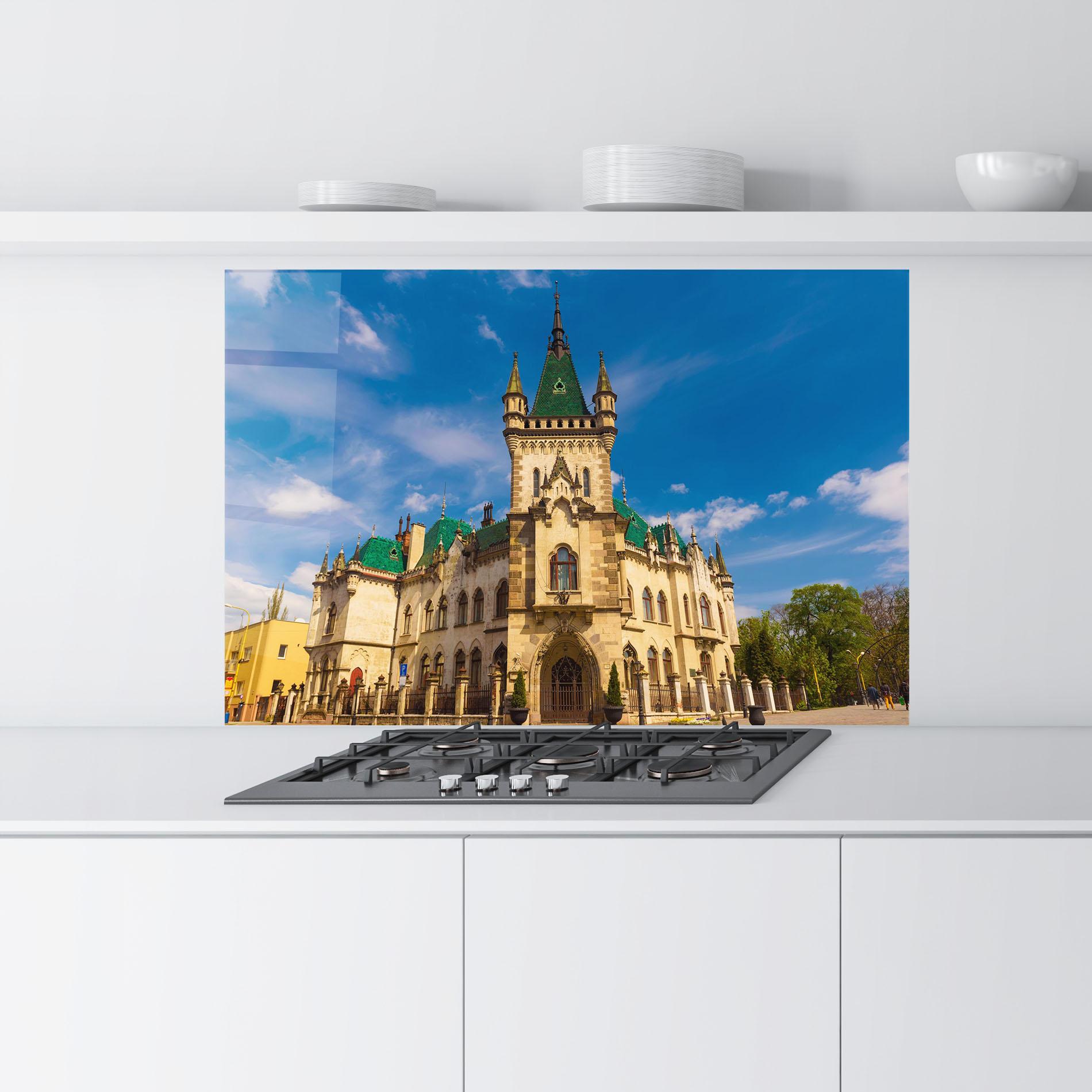 Panou Sticla Bucatarie Jakabov Palace Slovakia mockup 9