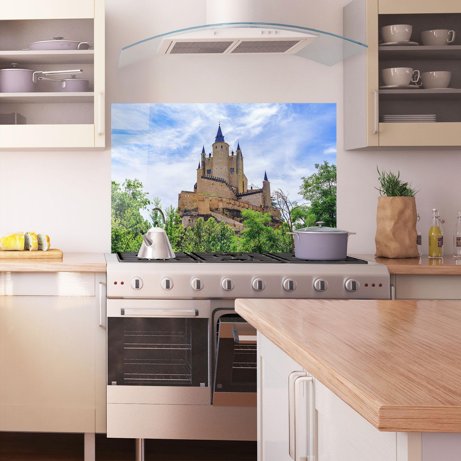 Panou Sticla Bucatarie Castle Alcazar mockup 1