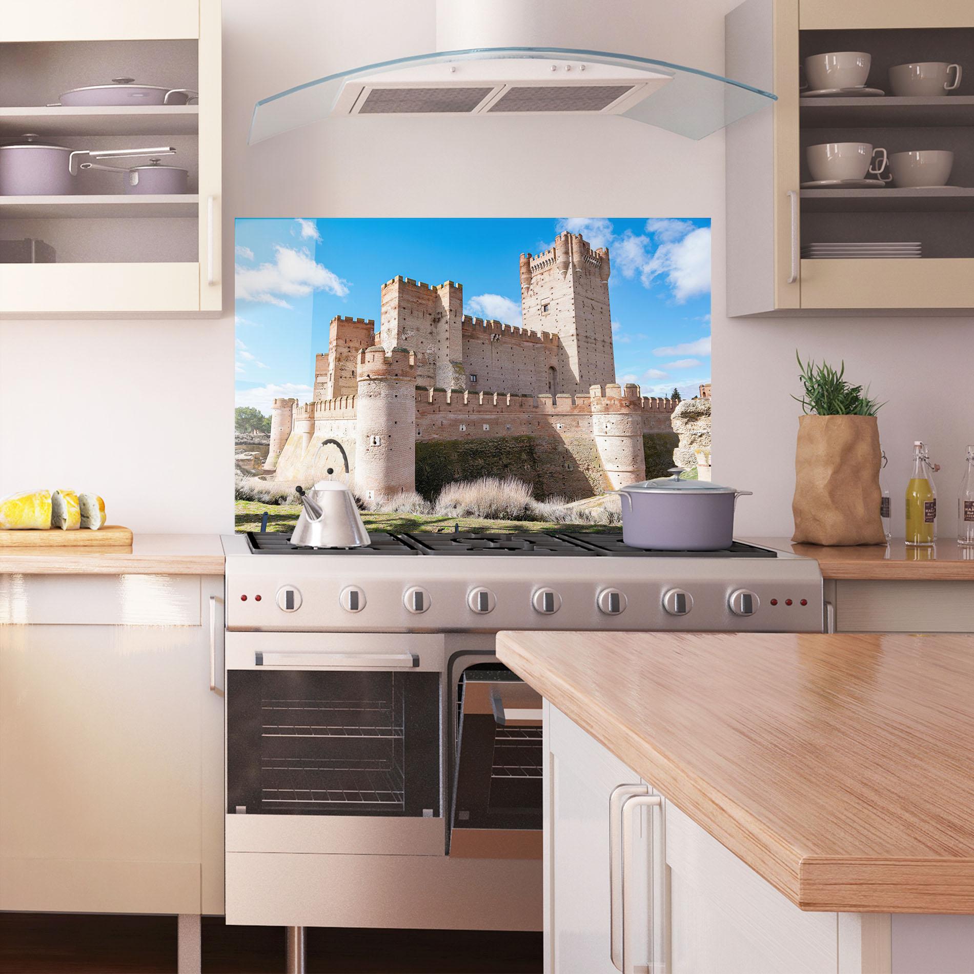 Panou Sticla Bucatarie Castle La Mota mockup 1