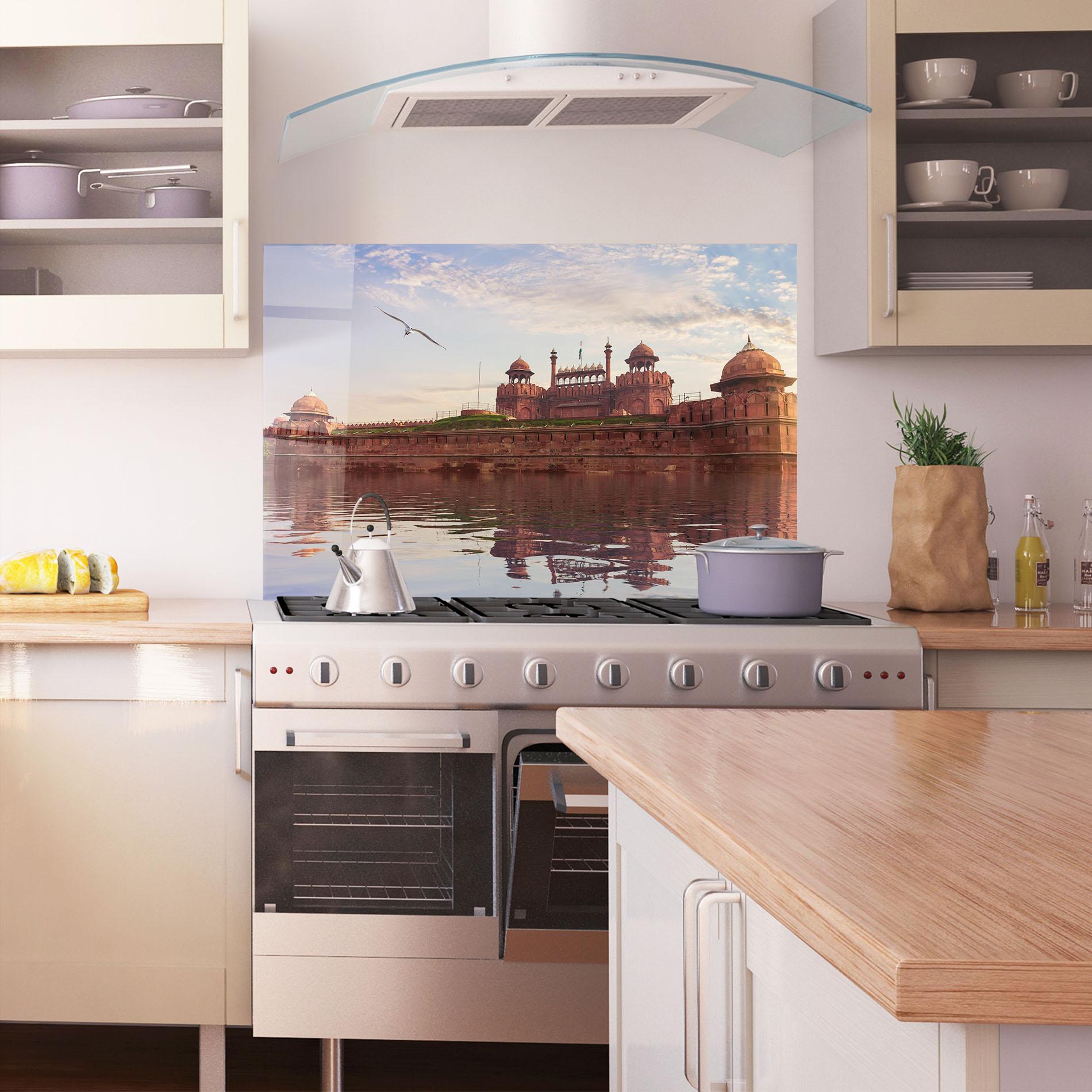 Panou Sticla Bucatarie Delhi India mockup 1