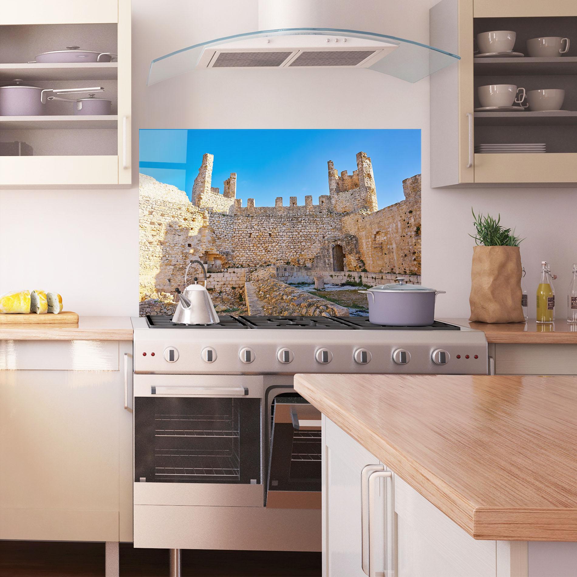 Panou Sticla Bucatarie Xivert Castle Alcala mockup 1