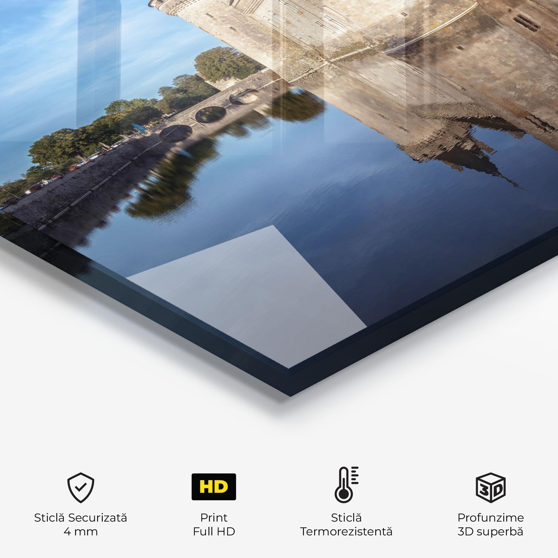 Panou Sticla Bucatarie Castle Chateau De Sullysurloire mockup 2