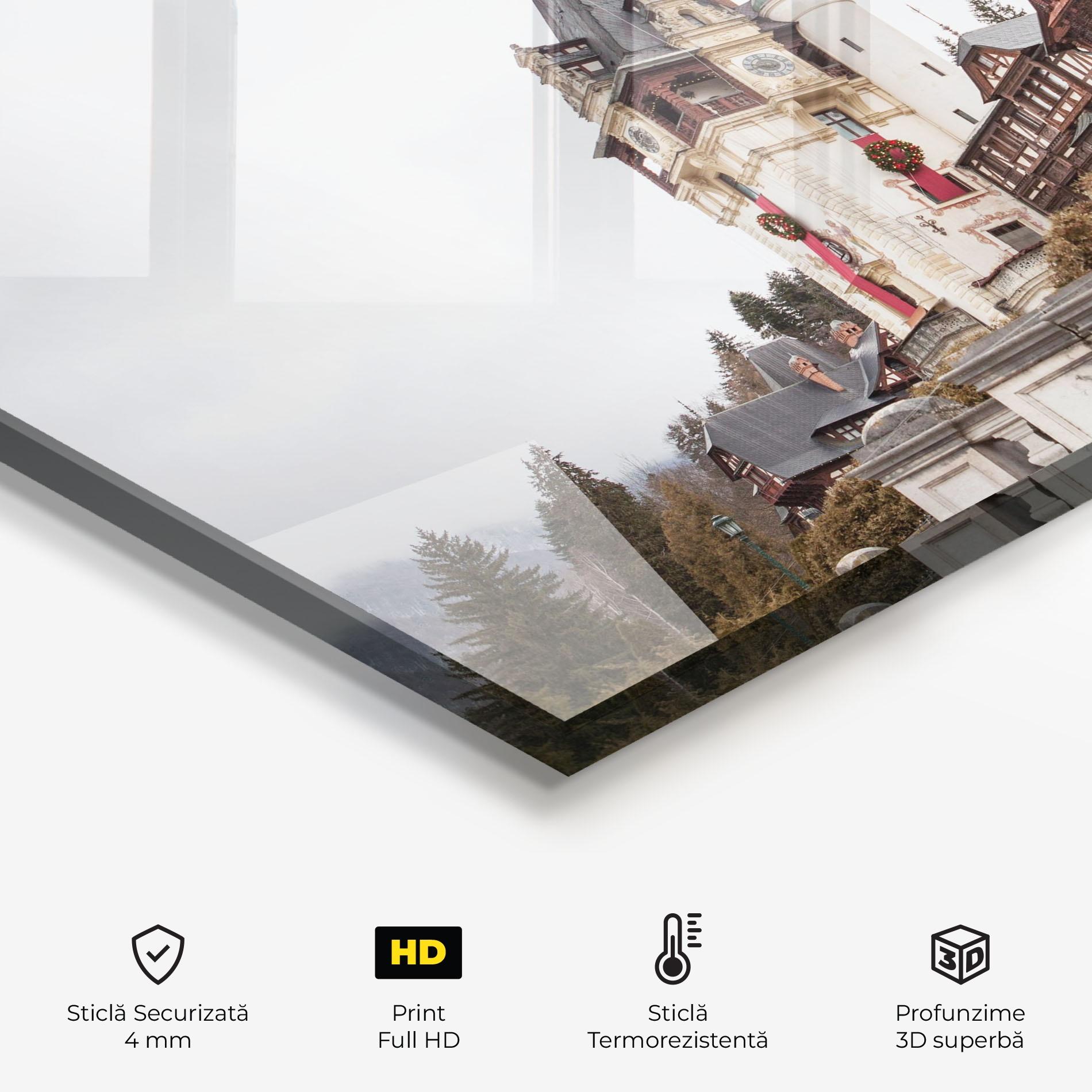 Panou Sticla Bucatarie Medieval Castle Sinaia mockup 2