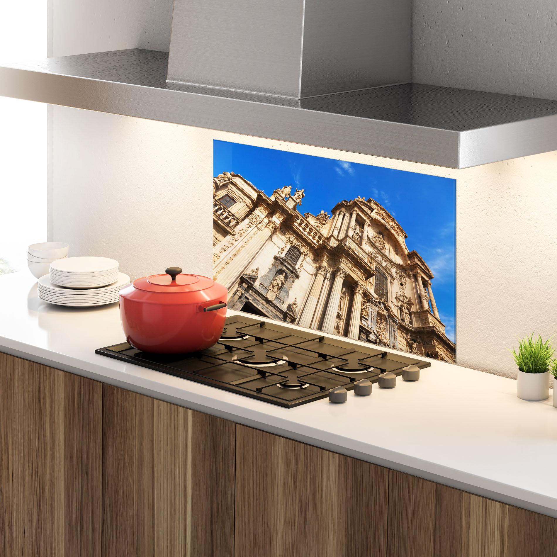 Panou Sticla Bucatarie Church Saint Mary mockup 4