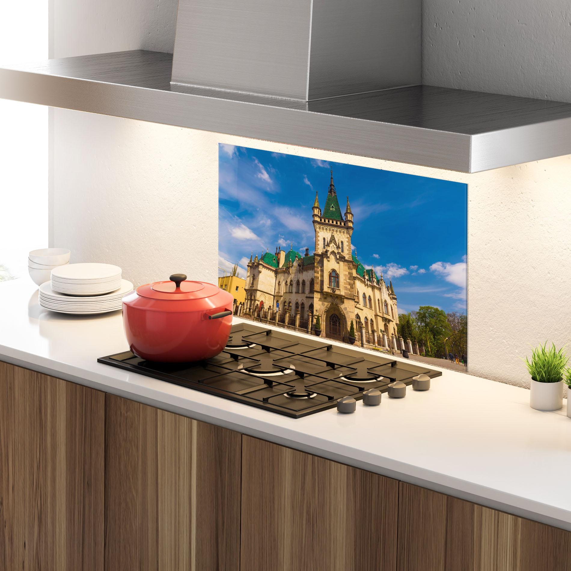 Panou Sticla Bucatarie Jakabov Palace Slovakia mockup 4