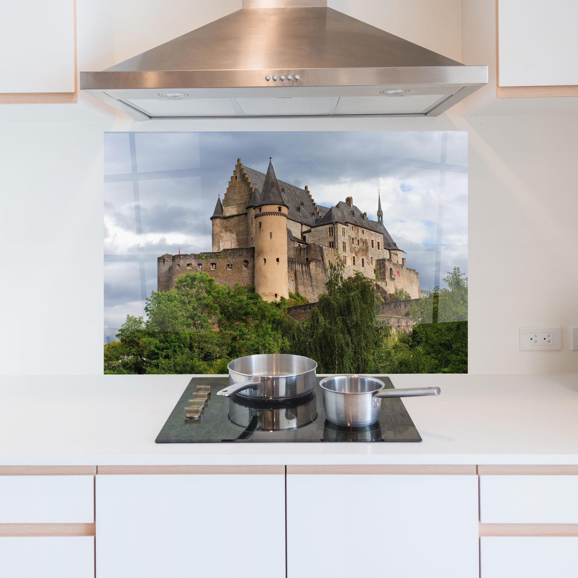 Panou Sticla Bucatarie Castle Vianden mockup 5