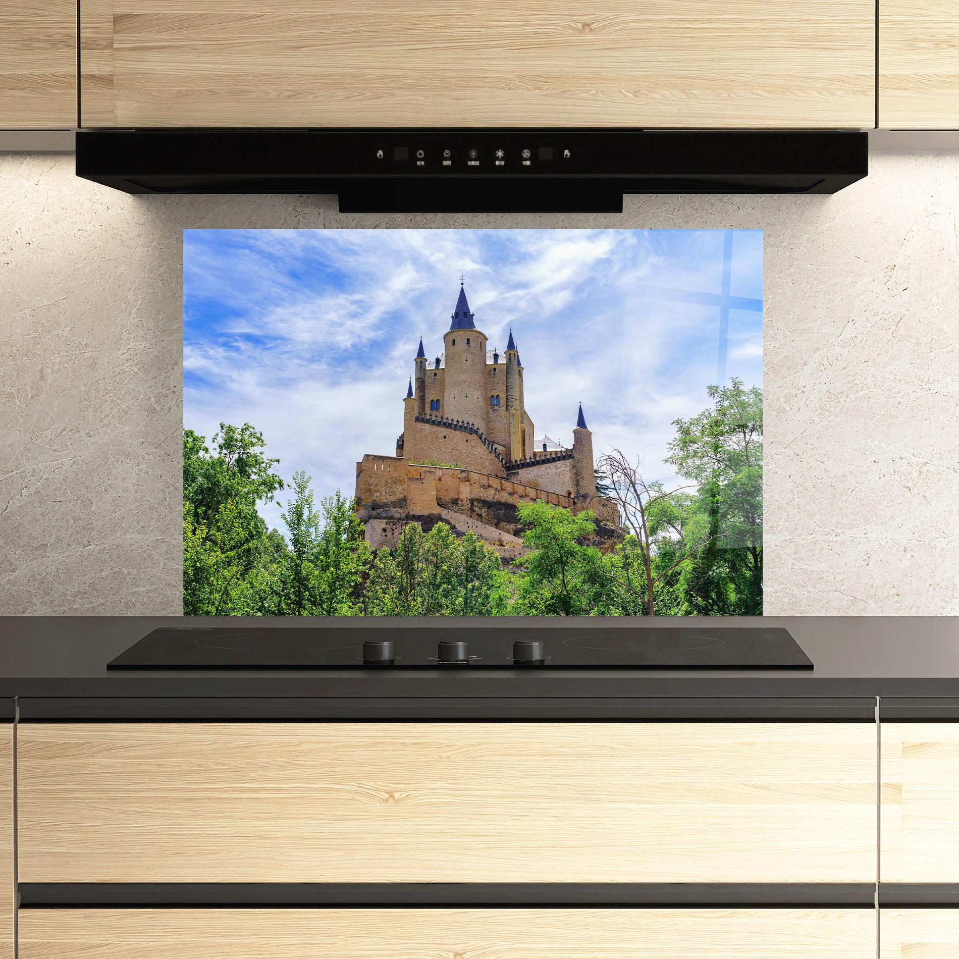 Panou Sticla Bucatarie Castle Alcazar mockup 3