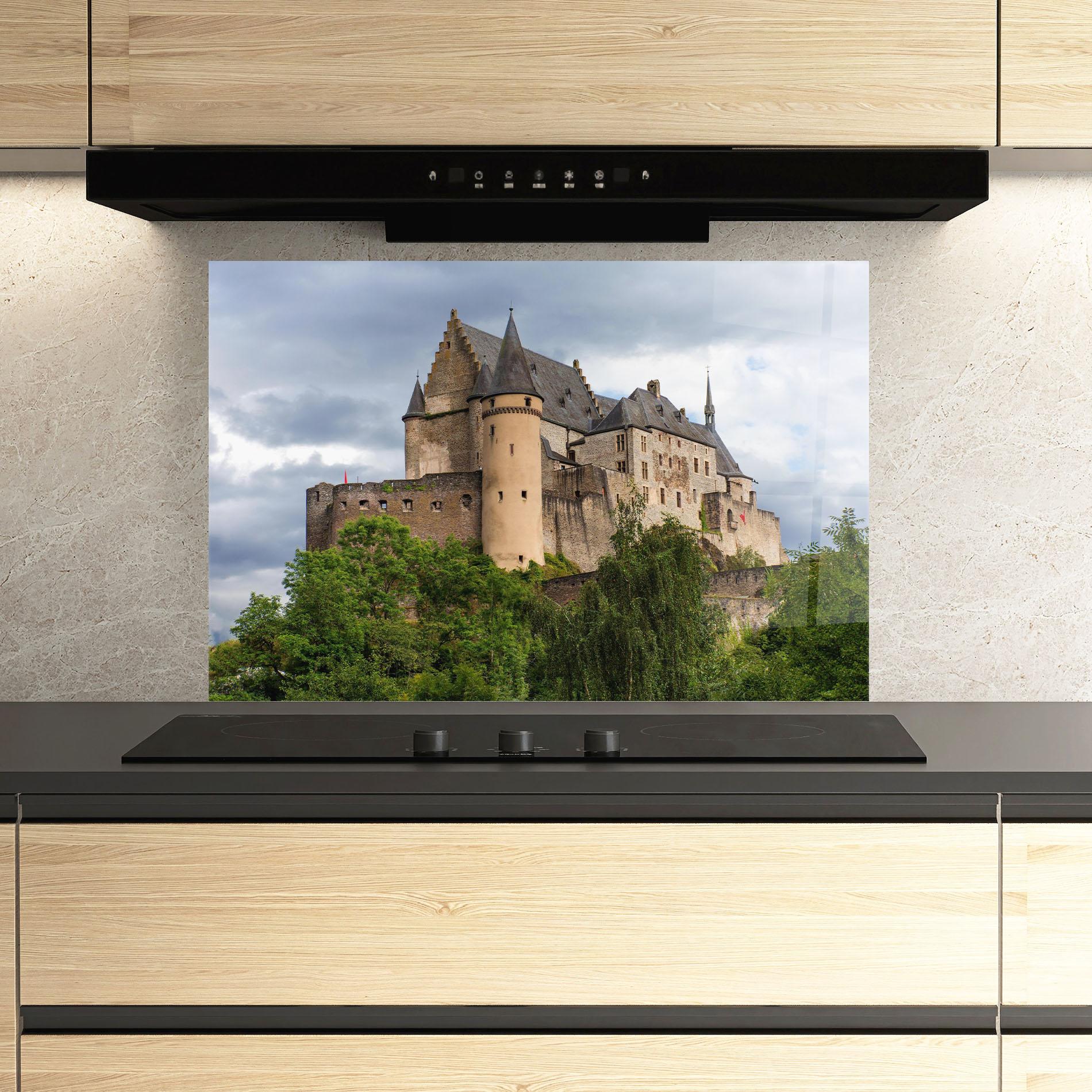 Panou Sticla Bucatarie Castle Vianden mockup 3