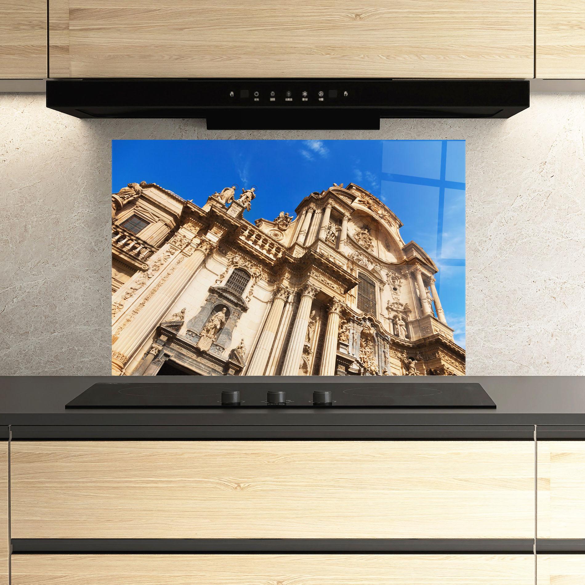 Panou Sticla Bucatarie Church Saint Mary mockup 3