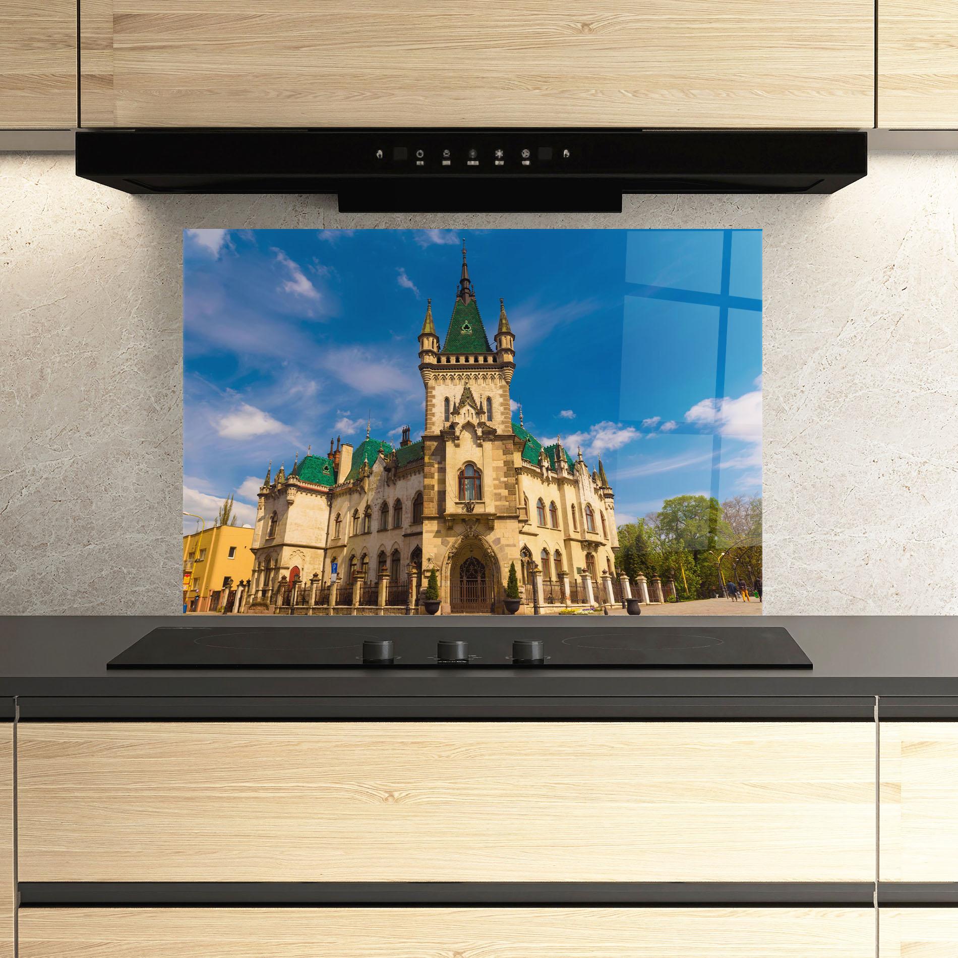 Panou Sticla Bucatarie Jakabov Palace Slovakia mockup 3