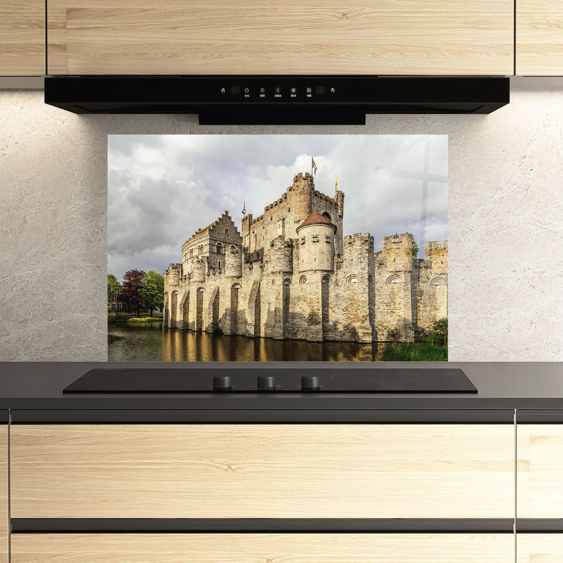 Medieval Castle Belgium mockup 3