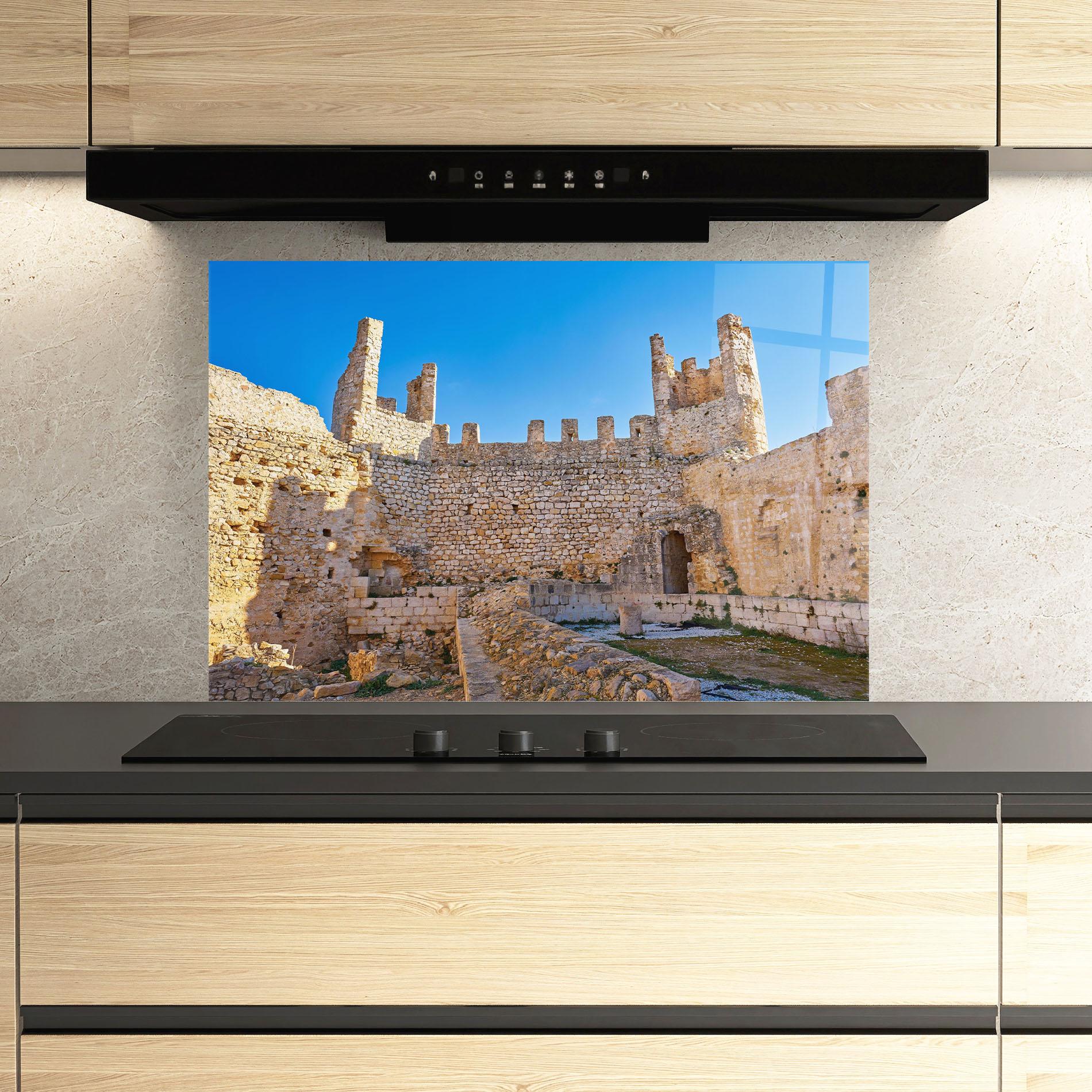 Panou Sticla Bucatarie Xivert Castle Alcala mockup 3