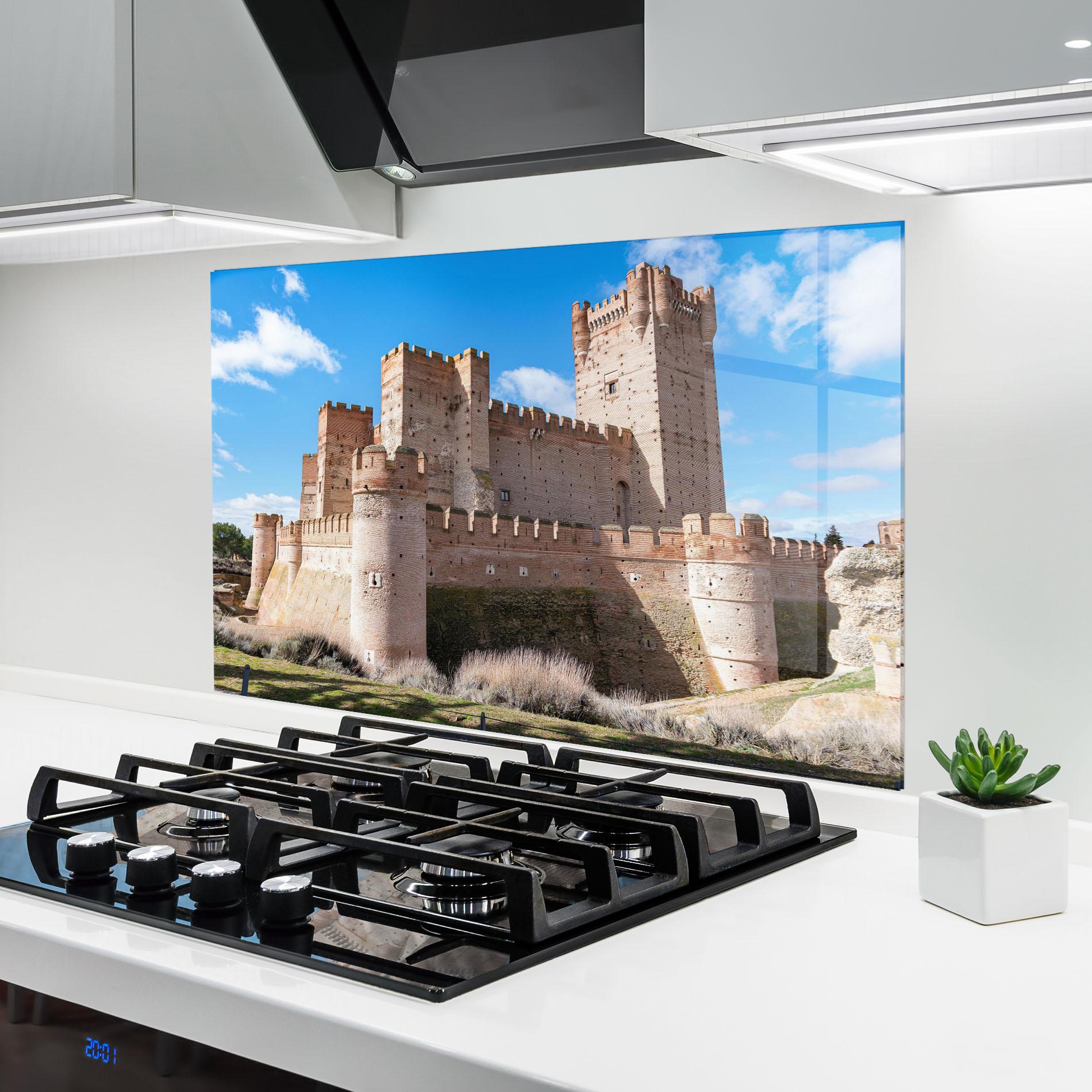 Panou Sticla Bucatarie Castle La Mota mockup 6