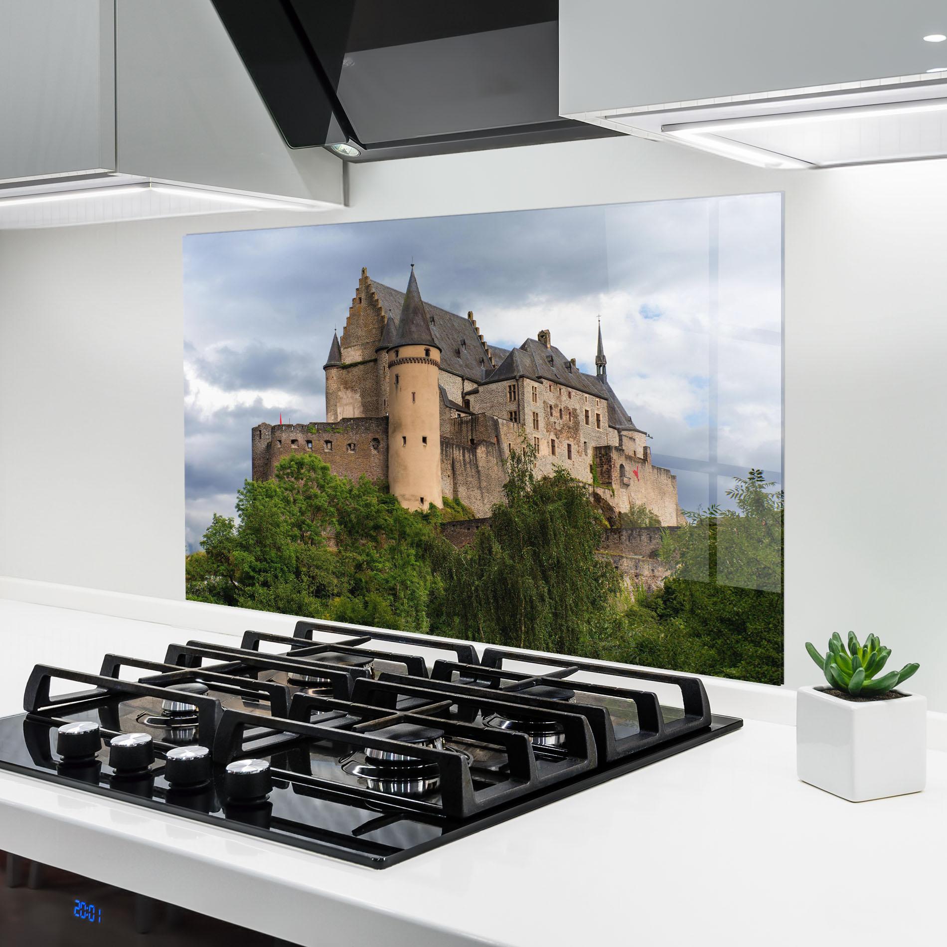 Panou Sticla Bucatarie Castle Vianden mockup 6
