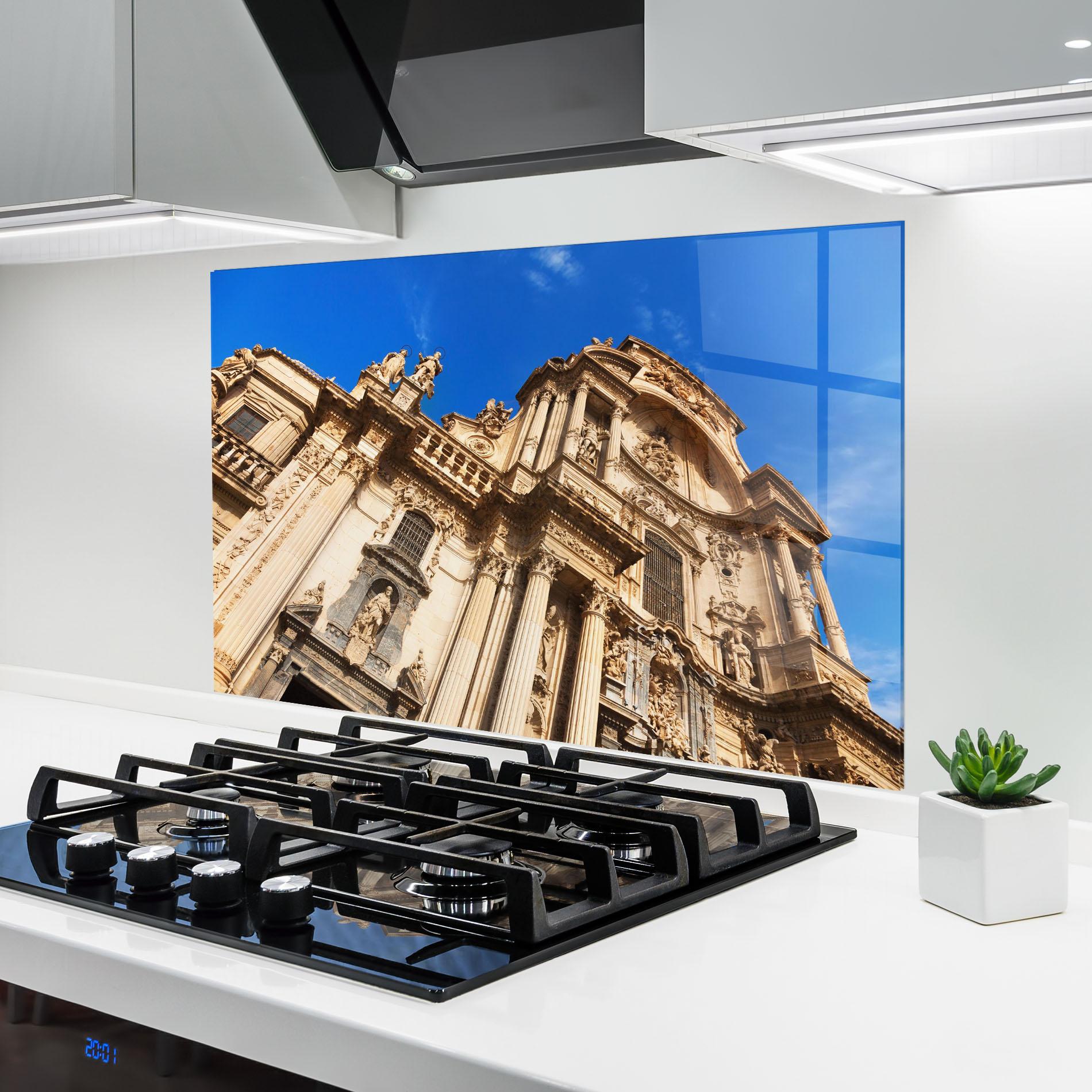 Panou Sticla Bucatarie Church Saint Mary mockup 6