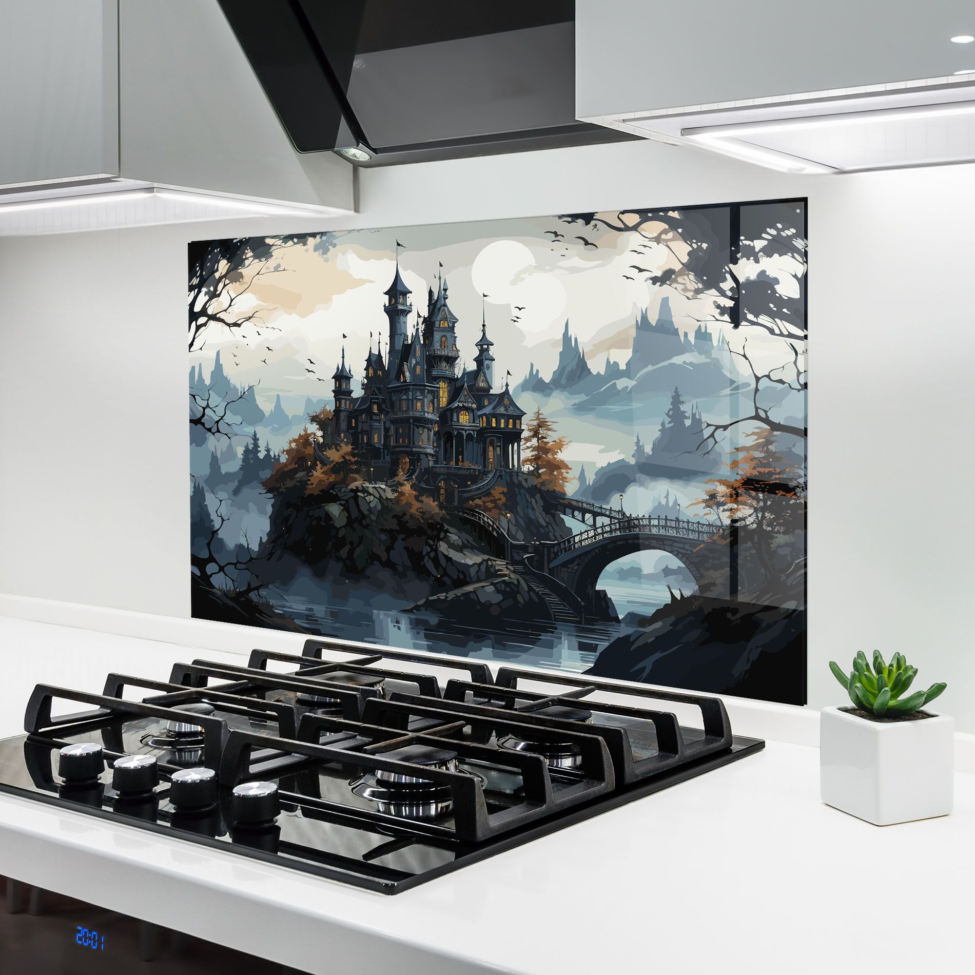 Grey Big Castle mockup 6