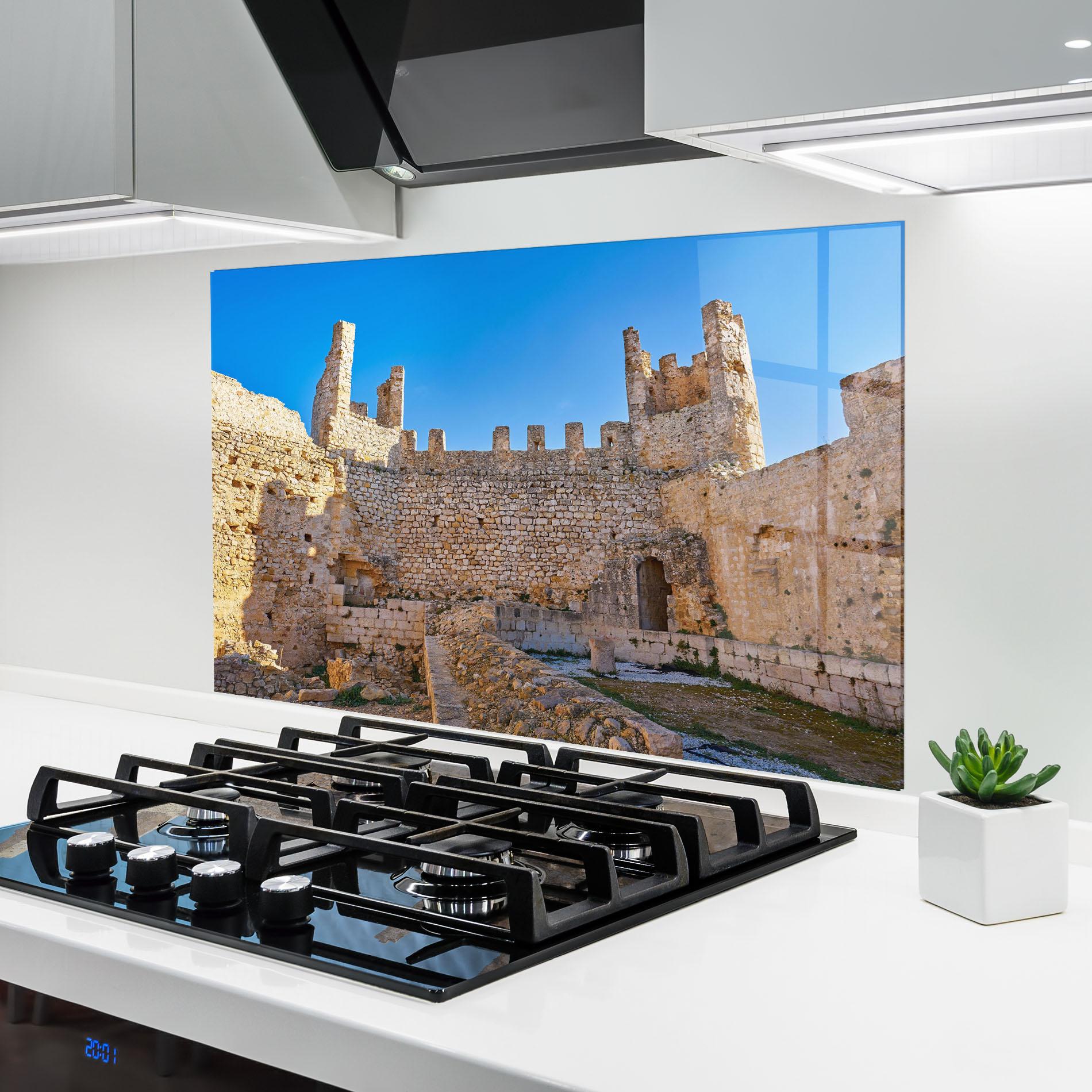 Panou Sticla Bucatarie Xivert Castle Alcala mockup 6