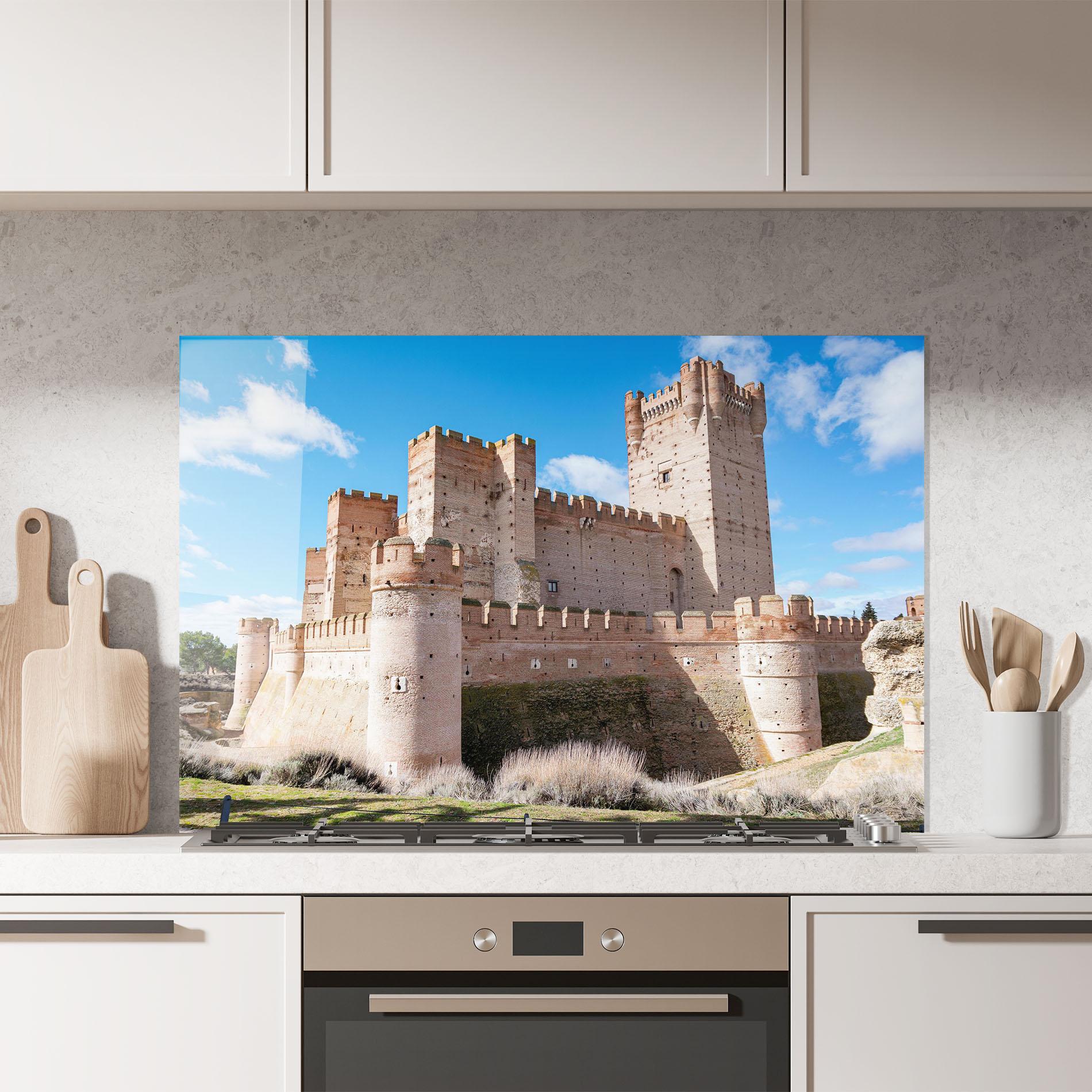 Panou Sticla Bucatarie Castle La Mota mockup 7