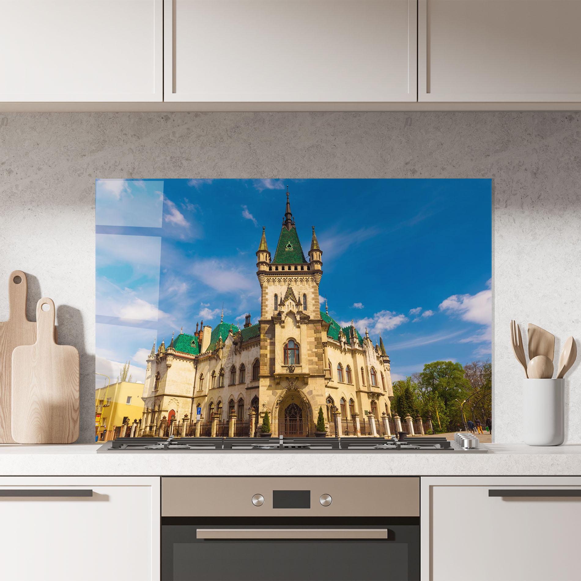 Panou Sticla Bucatarie Jakabov Palace Slovakia mockup 7