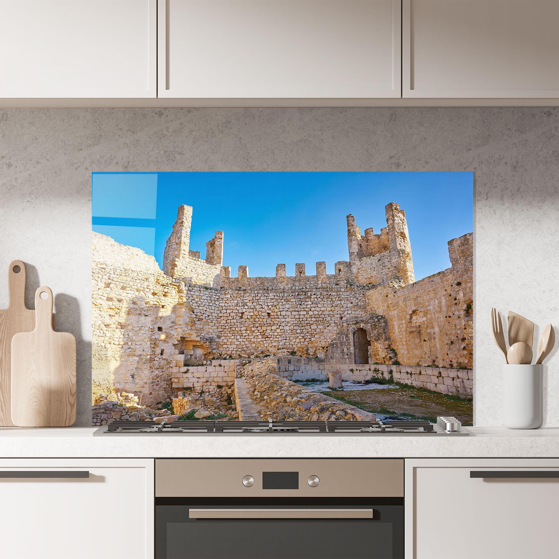 Panou Sticla Bucatarie Xivert Castle Alcala mockup 7