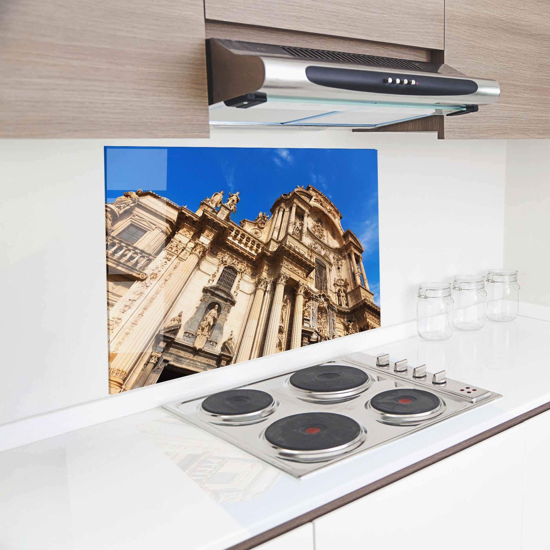 Panou Sticla Bucatarie Church Saint Mary mockup 8