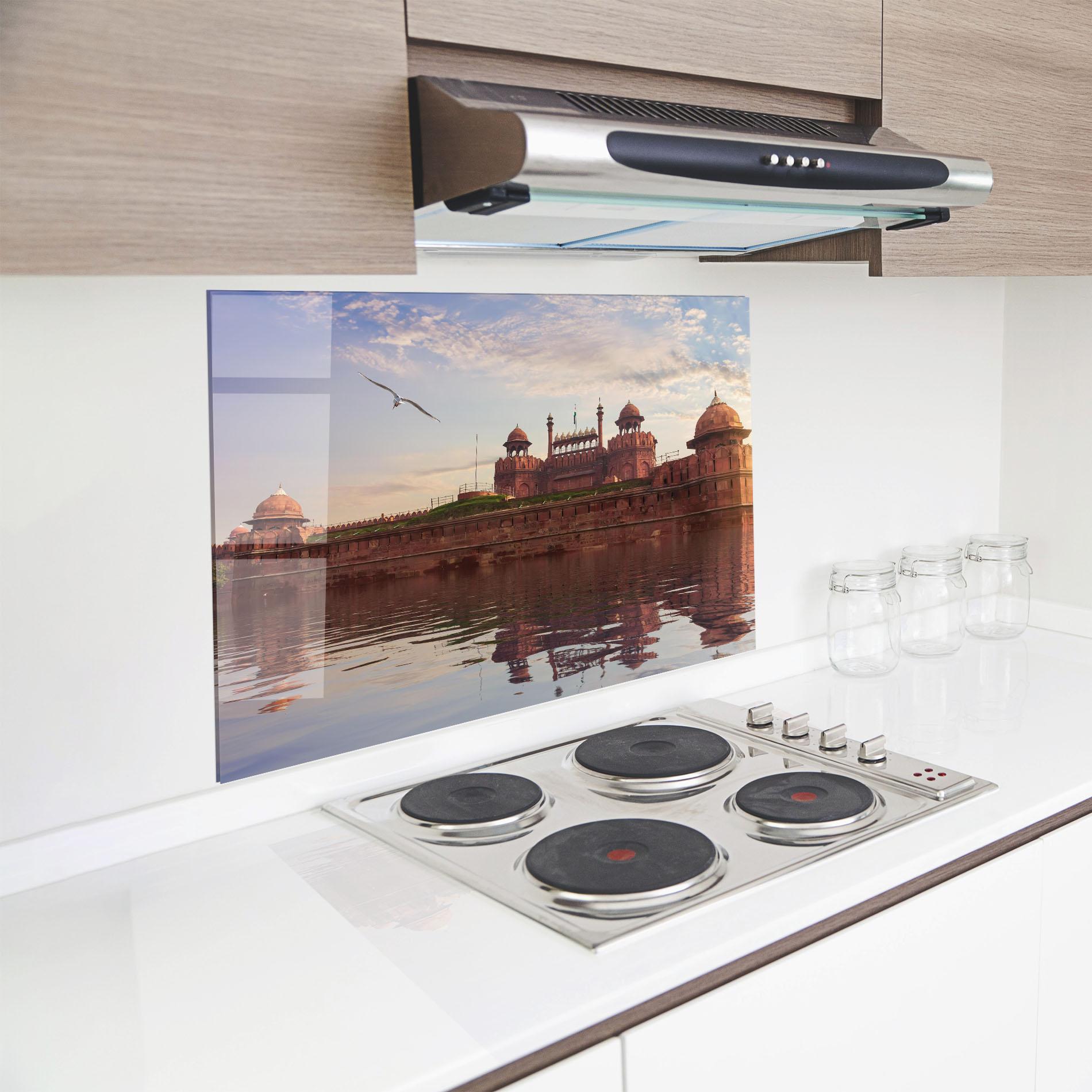 Panou Sticla Bucatarie Delhi India mockup 8