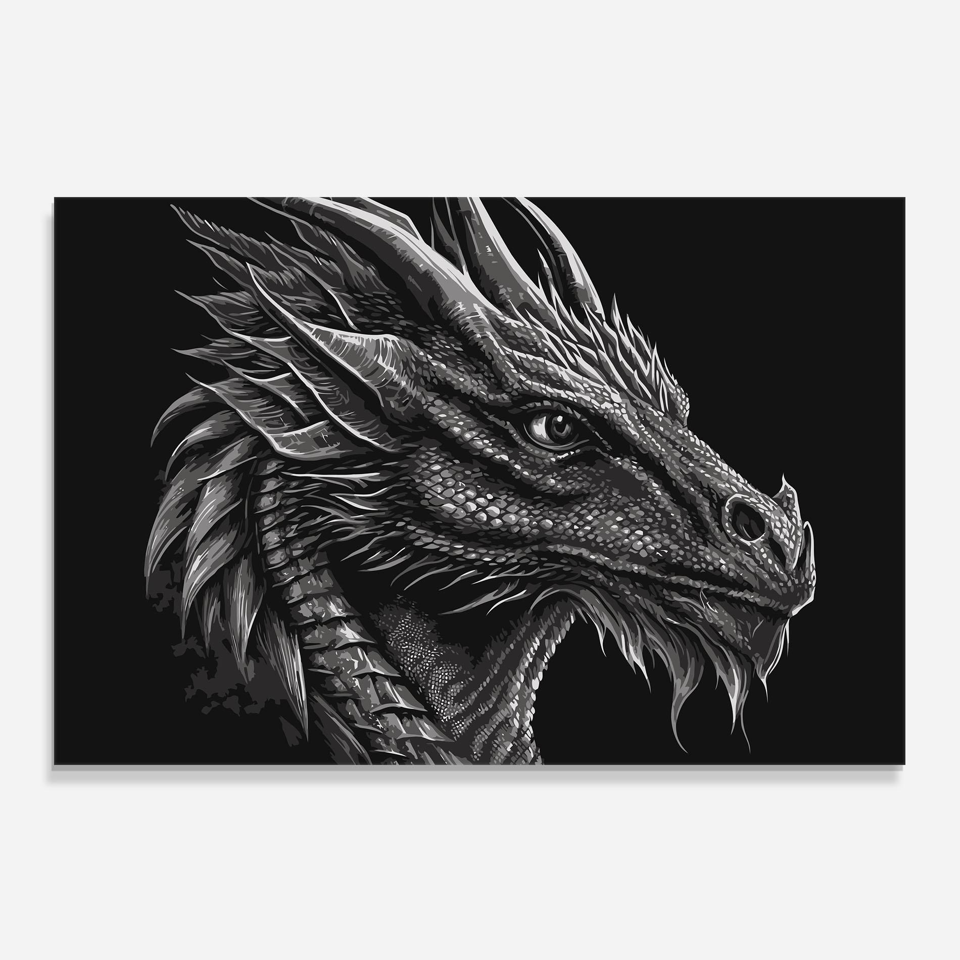 Panou Sticla Bucatarie Grey Dragon mockup 0