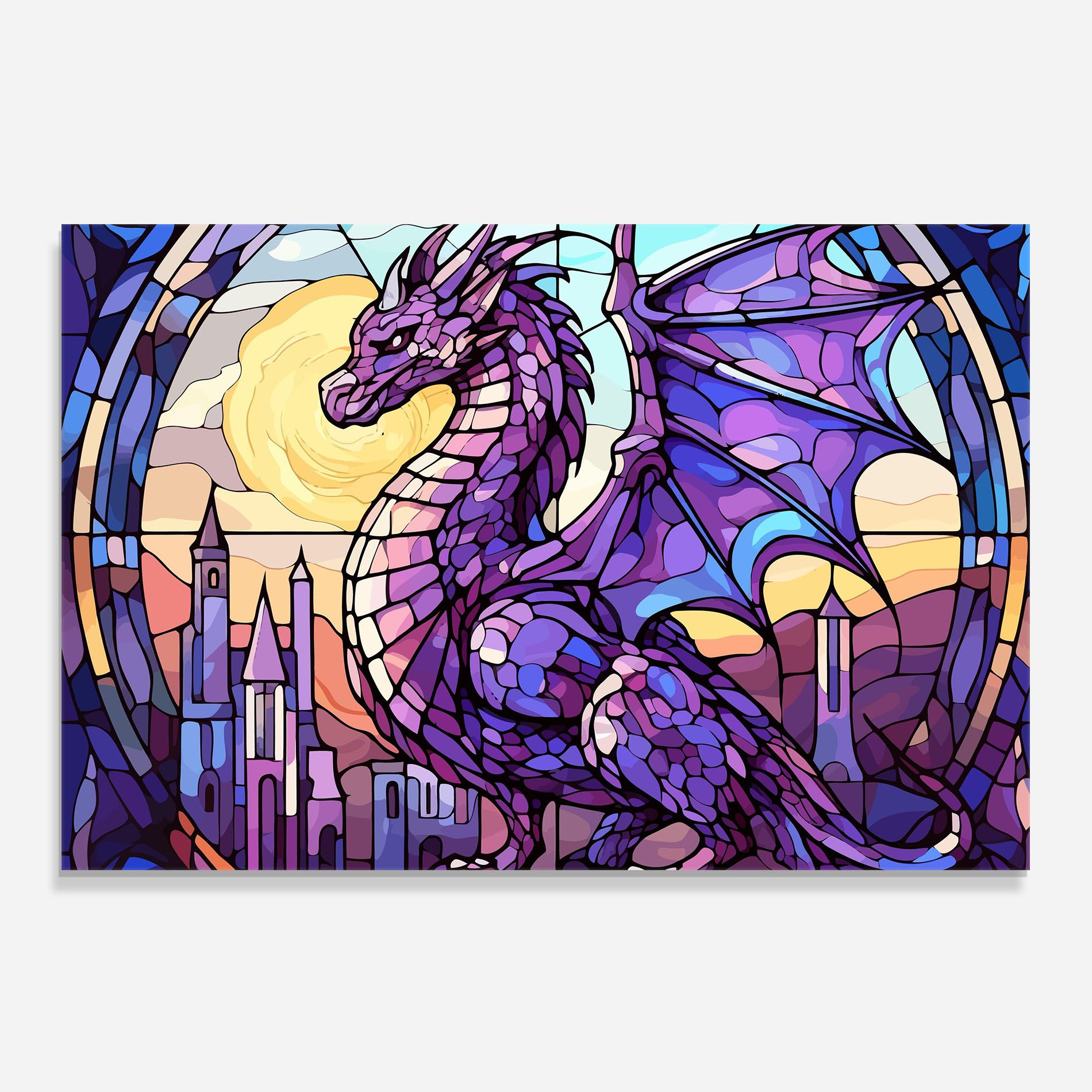 Purple Pretty Dragon mockup 0